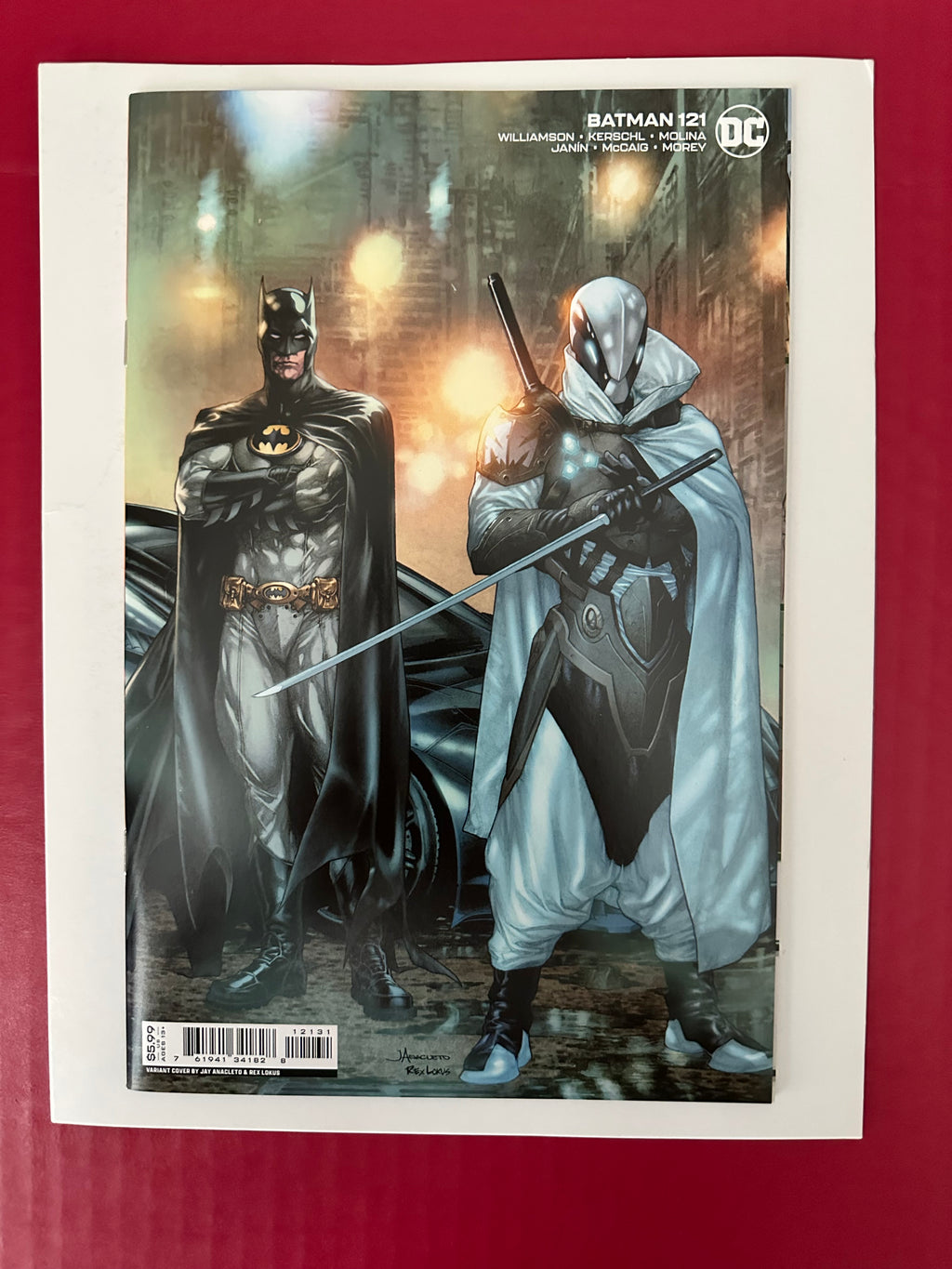 Batman, Vol. 3 #121 (2022) Jay Anacleto Incentive Variant (1:25) by Ugly Monkey Comics