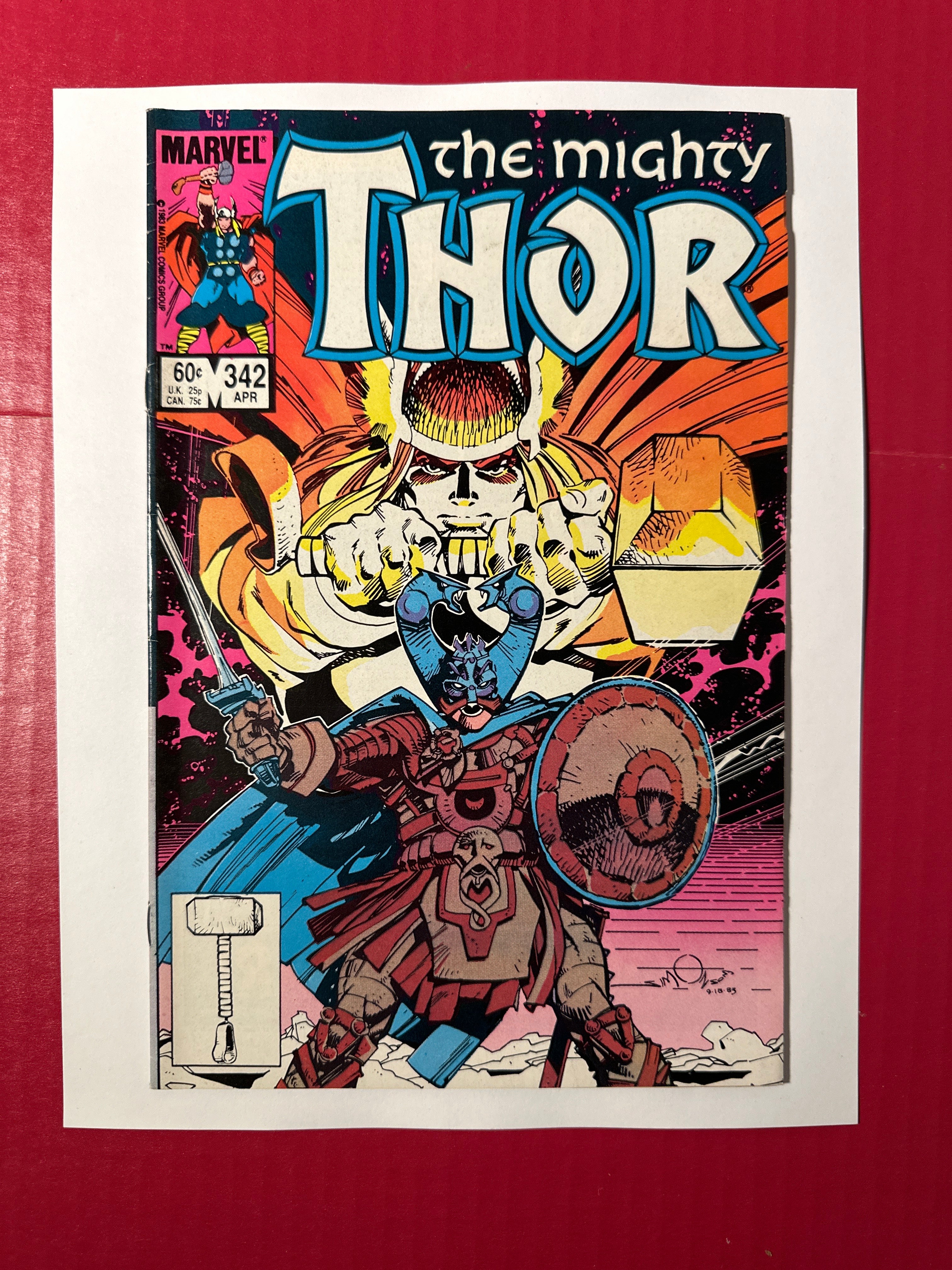 Thor, Vol. 1 #342 (Marvel Comics 1984) Direct Edition by Ugly Monkey Comics