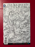 Batman / Superman #28 (DC Comics 2016) Adult Coloring Book Variant by Ugly Monkey Comics
