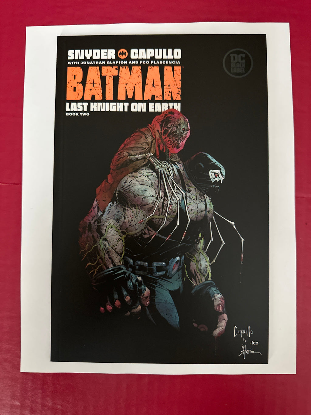 Batman: Last Knight On Earth #2A (DC Comics 2019) 1st app. of Omega by Ugly Monkey Comics