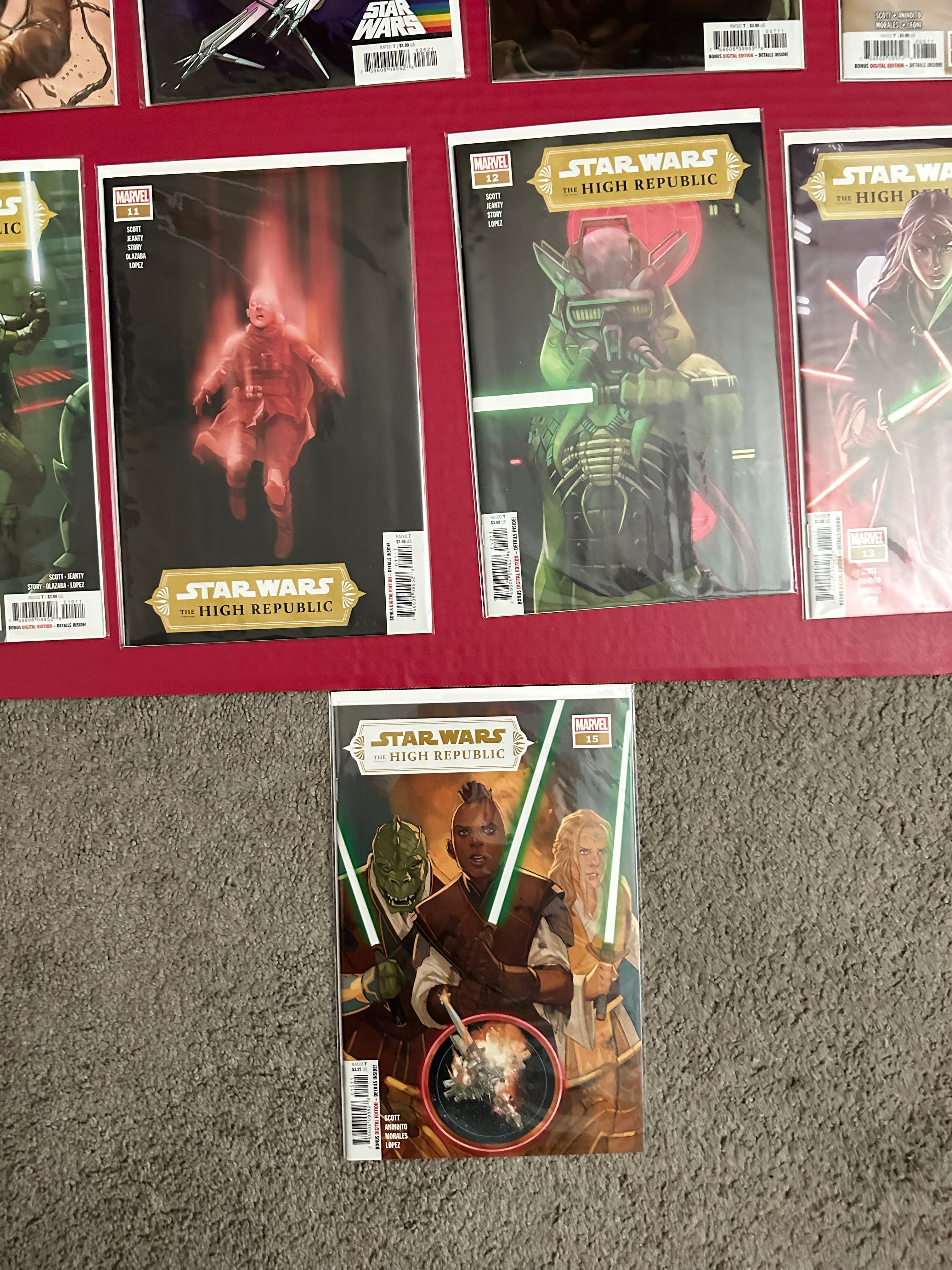 Star Wars: The High Republic Lot of 19 Comics 1 - 15 plus Variants (Marvel Comics 2021) Plenty of 1st Appearances Complete Run by Ugly Monkey Comics