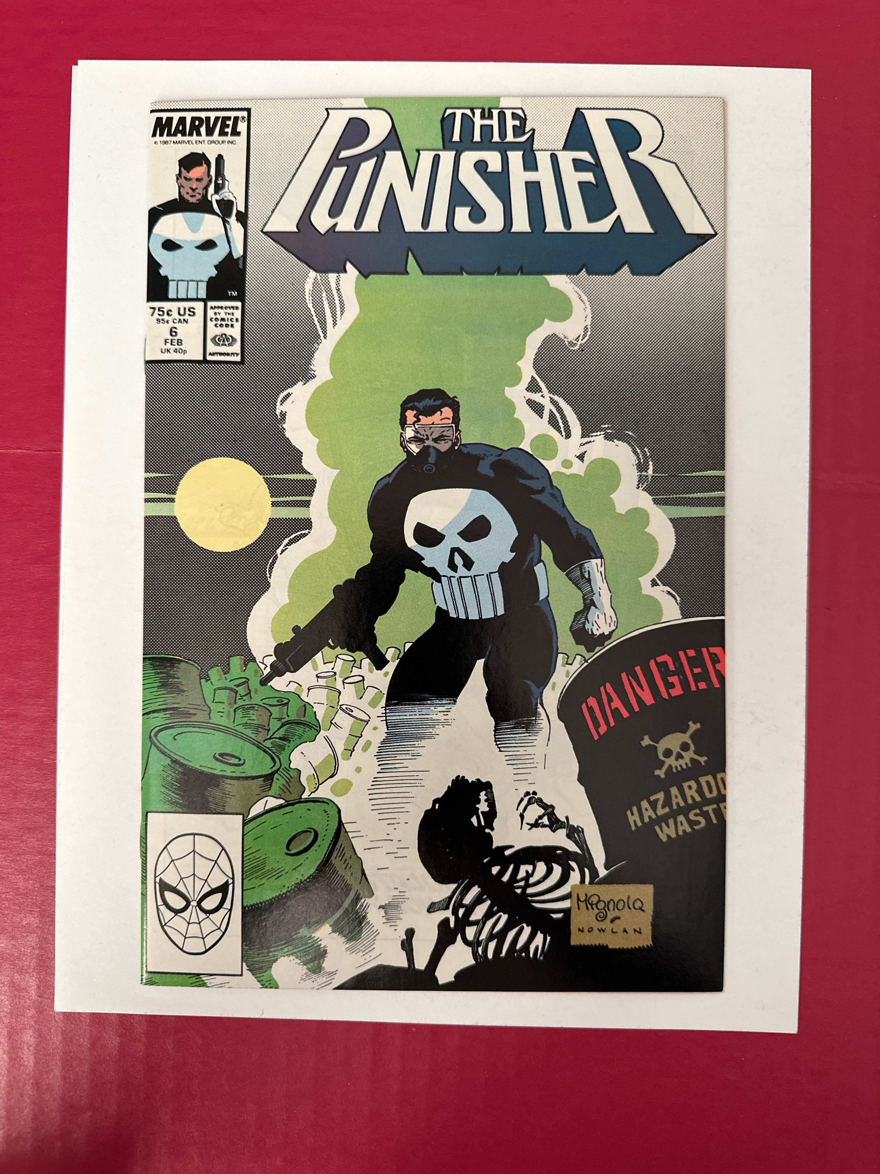 The Punisher Vol 2 6A 1987 Comic Book Punisher Vs Terrorists Part 1 by Ugly Monkey Comics