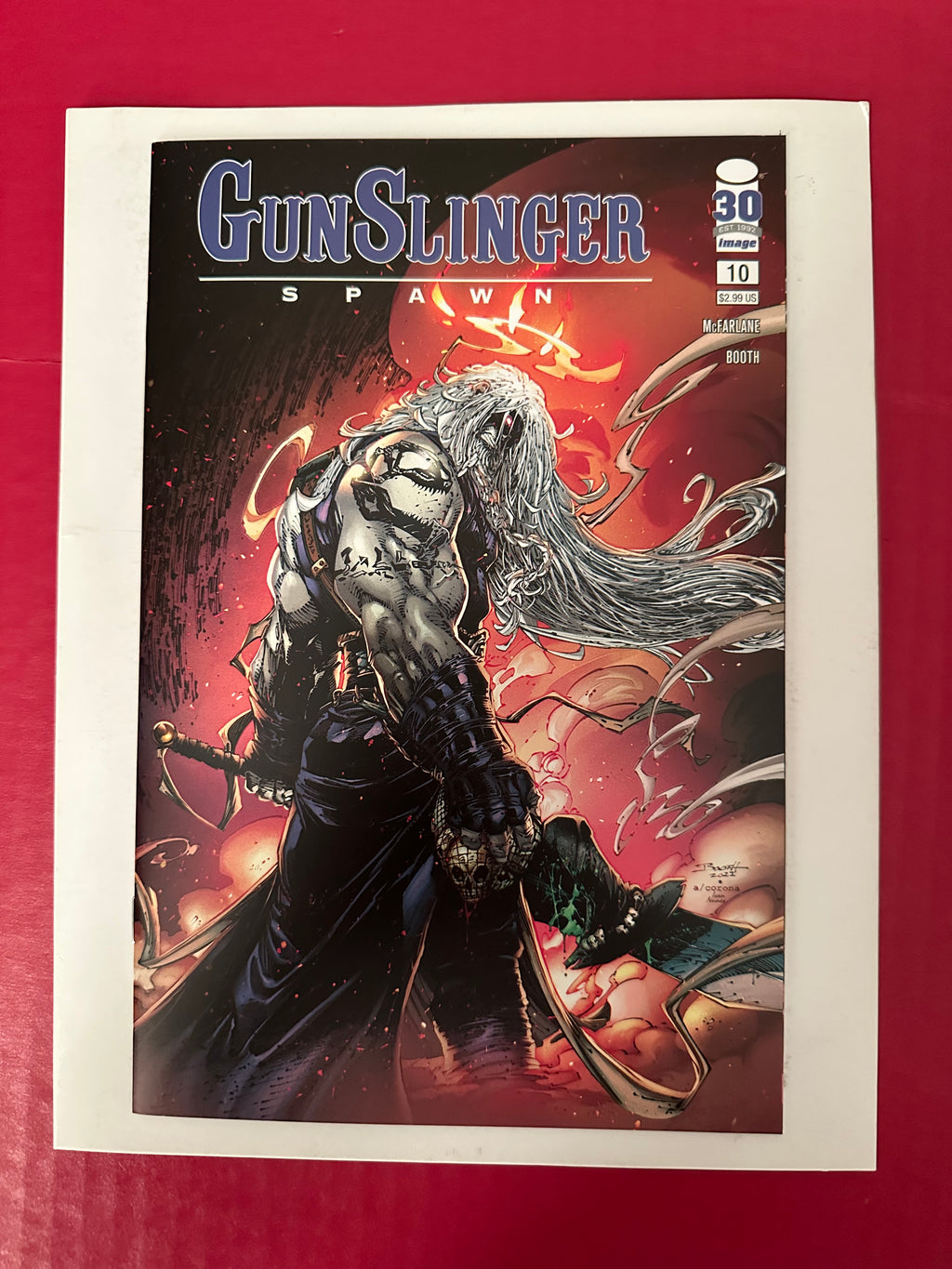 Gunslinger Spawn #10B (2022) Brett Booth Variant by Ugly Monkey Comics