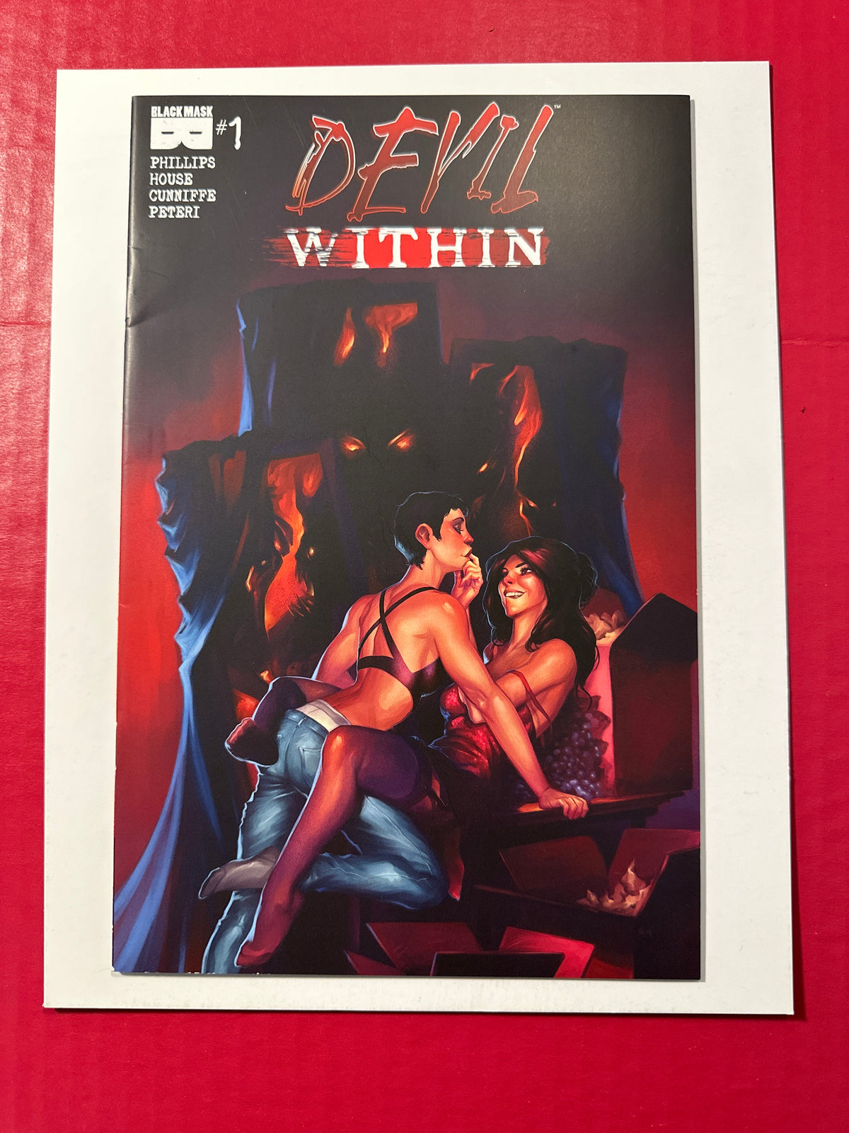 Devil Within #1B (Black Mask Studios 2018) Variant Meghan Hetrick Cover by Ugly Monkey Comics