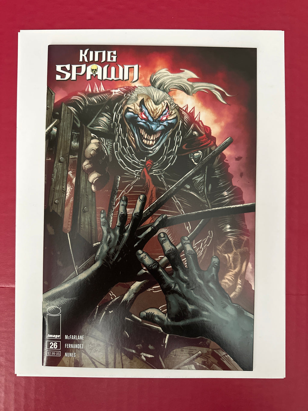 King Spawn #26A (2023) by Ugly Monkey Comics
