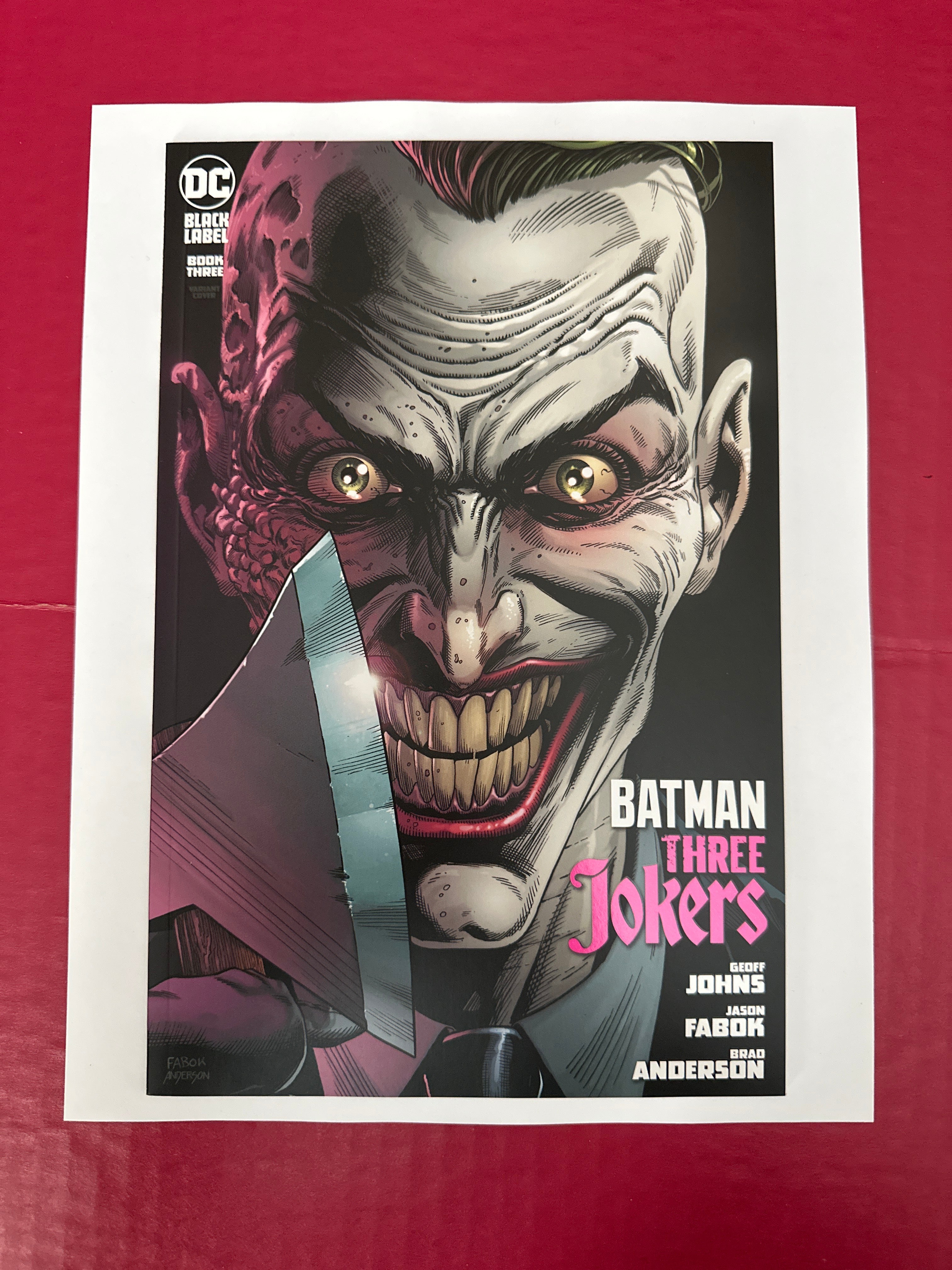 Batman: Three Jokers #3G (DC Comics 2020) by Ugly Monkey Comics