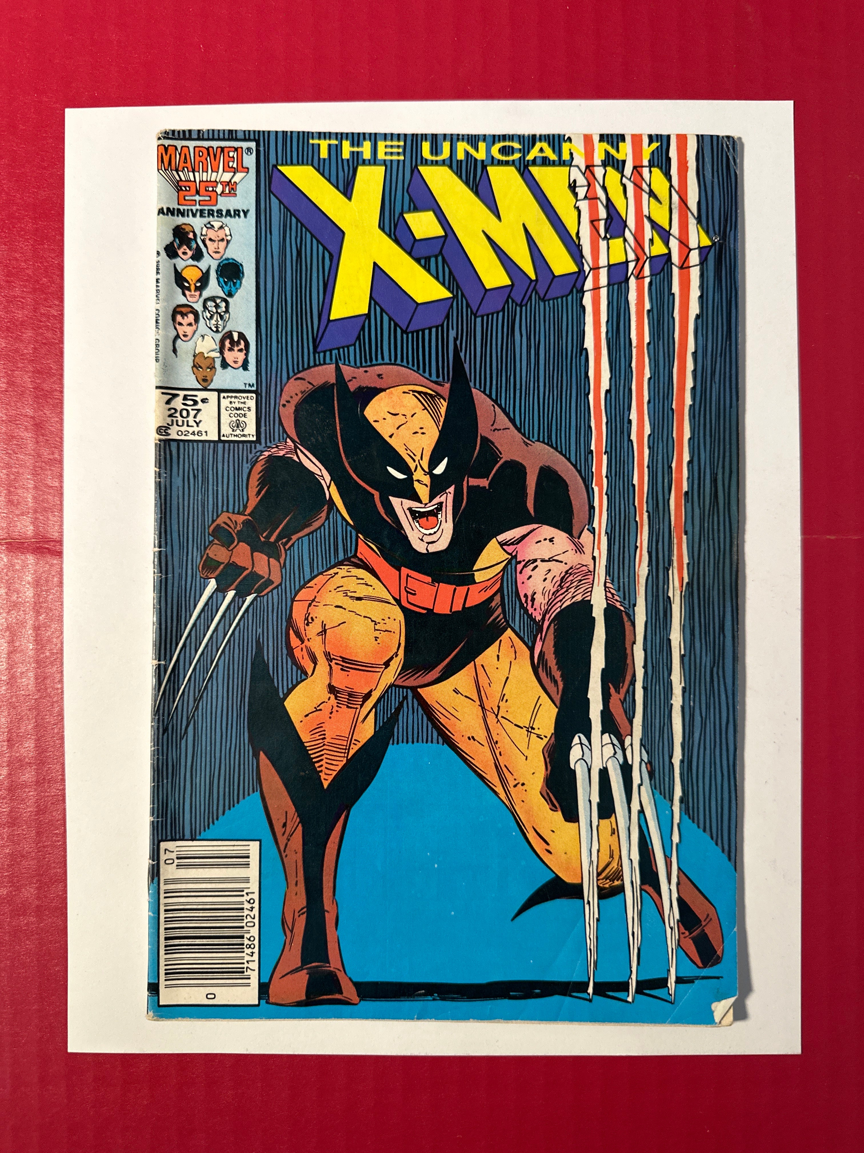 The Uncanny X-Men, Vol. 1 #207 (Marvel Comics 1986) Newsstand Edition by Ugly Monkey Comics
