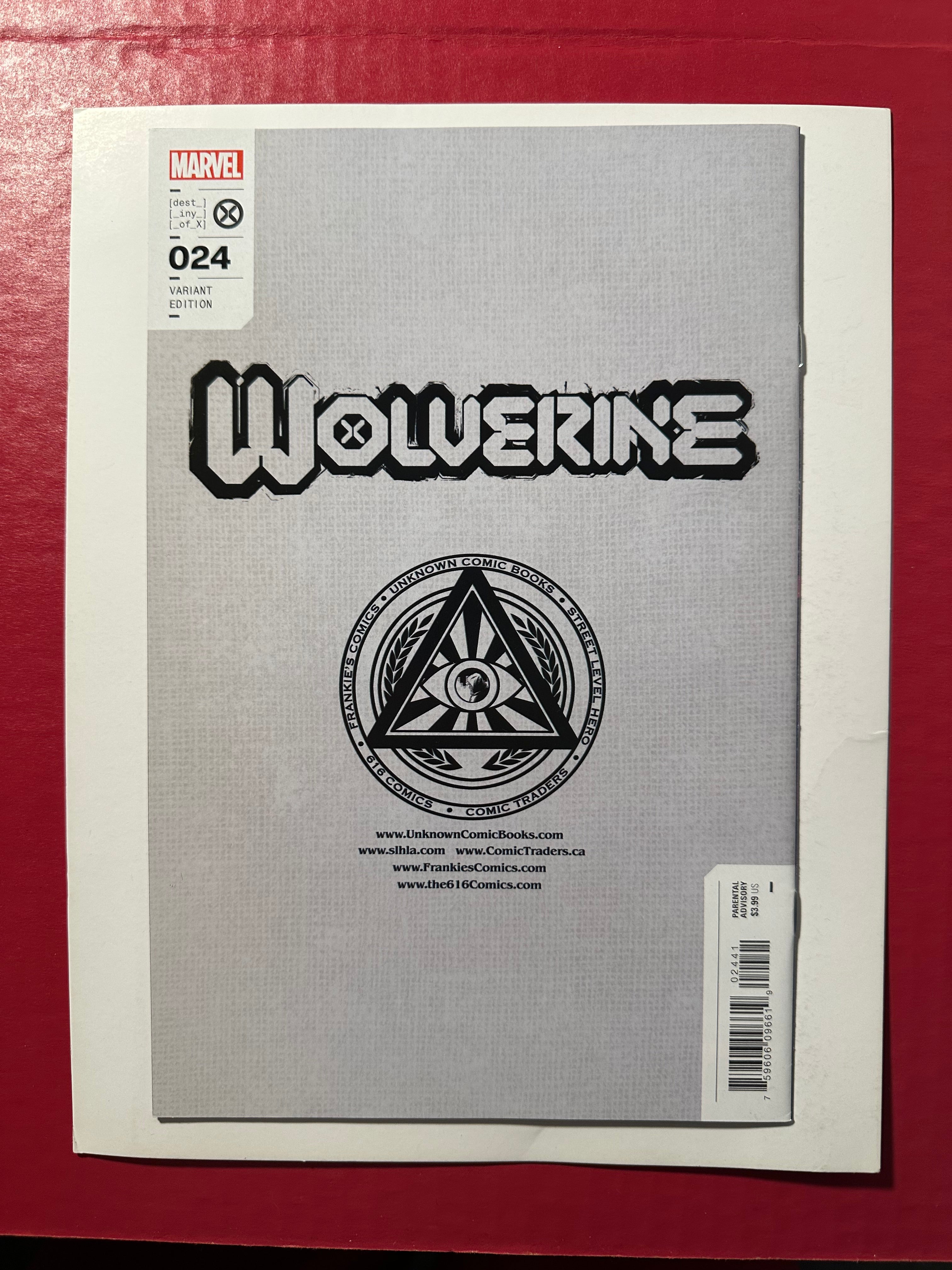 Wolverine, Vol. 7 #24 (2022) Exclusive Tony Daniel Virgin Variant