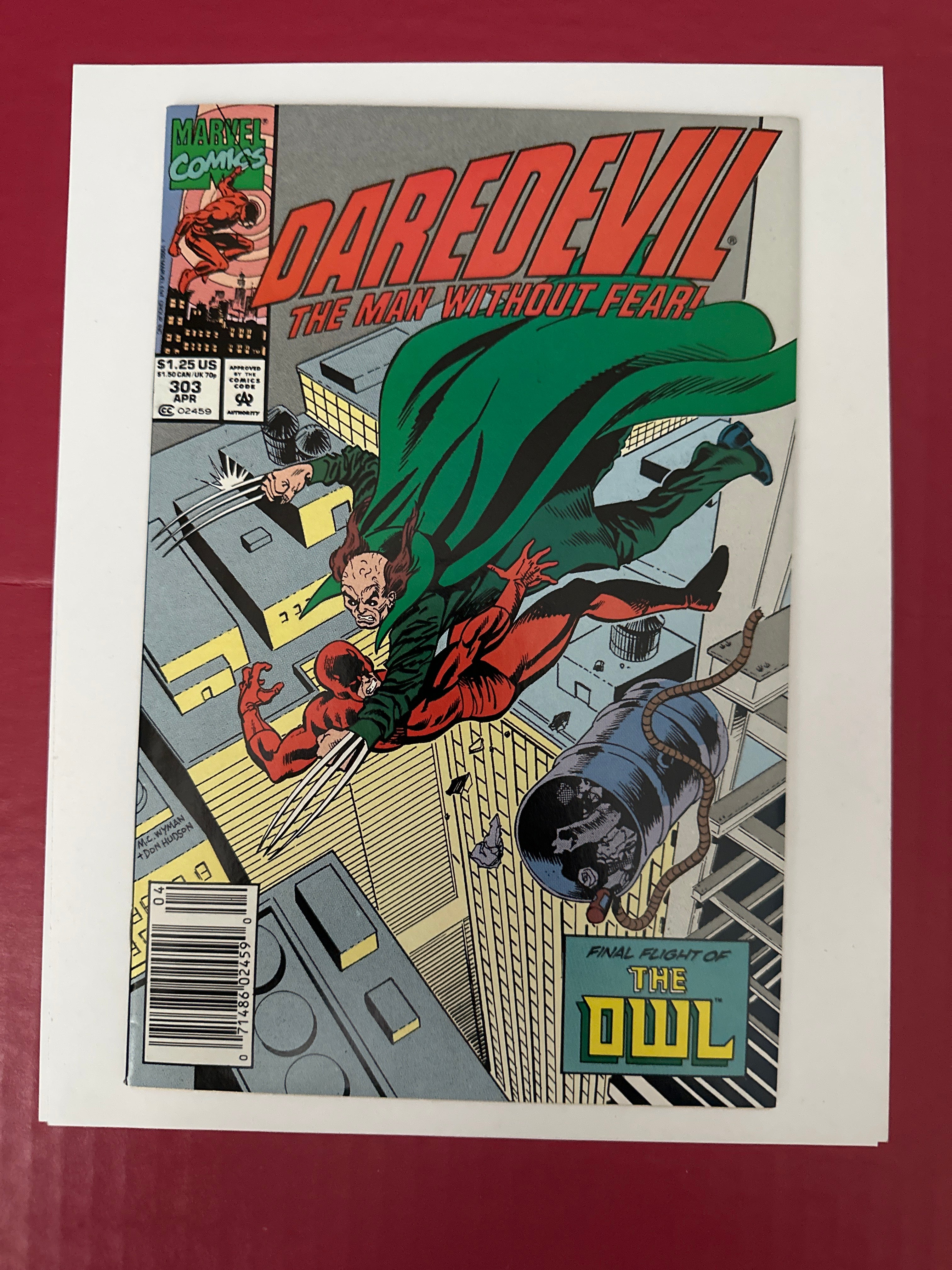 Daredevil, Vol. 1 #303B (1992) Newstand by Ugly Monkey Comics