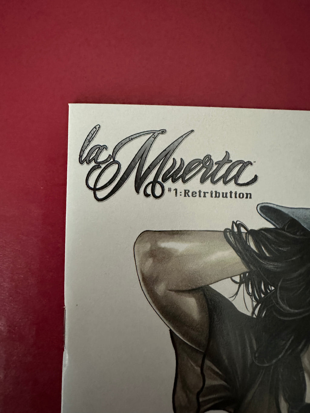 La Muerta: Retribution #1 (2018) Variant Mike Krome Naughty Maria Cover Signed with COA