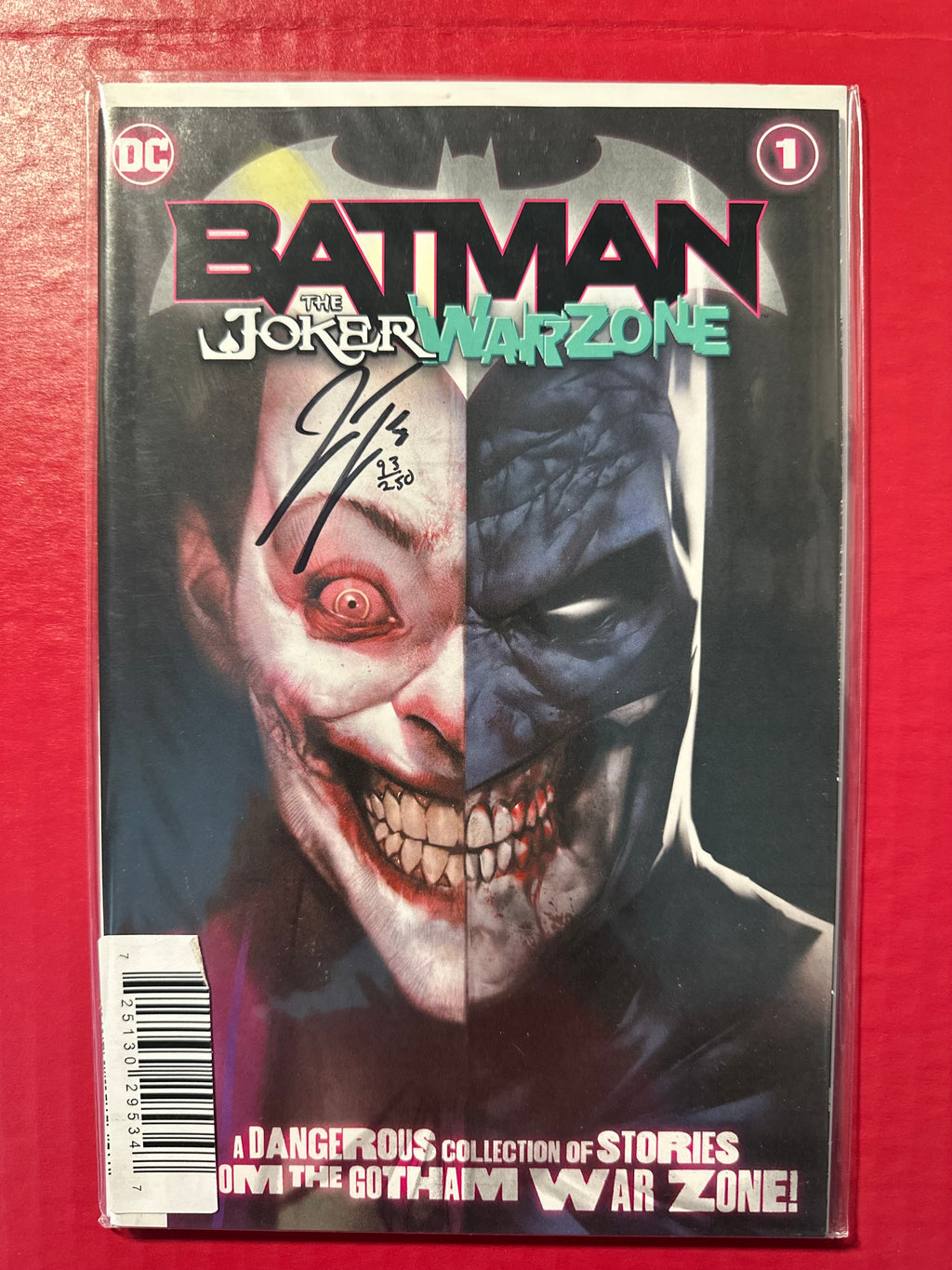 Batman: The Joker: War Zone #1 Key 1st Appearance Signed with COA by Ugly Monkey Comics