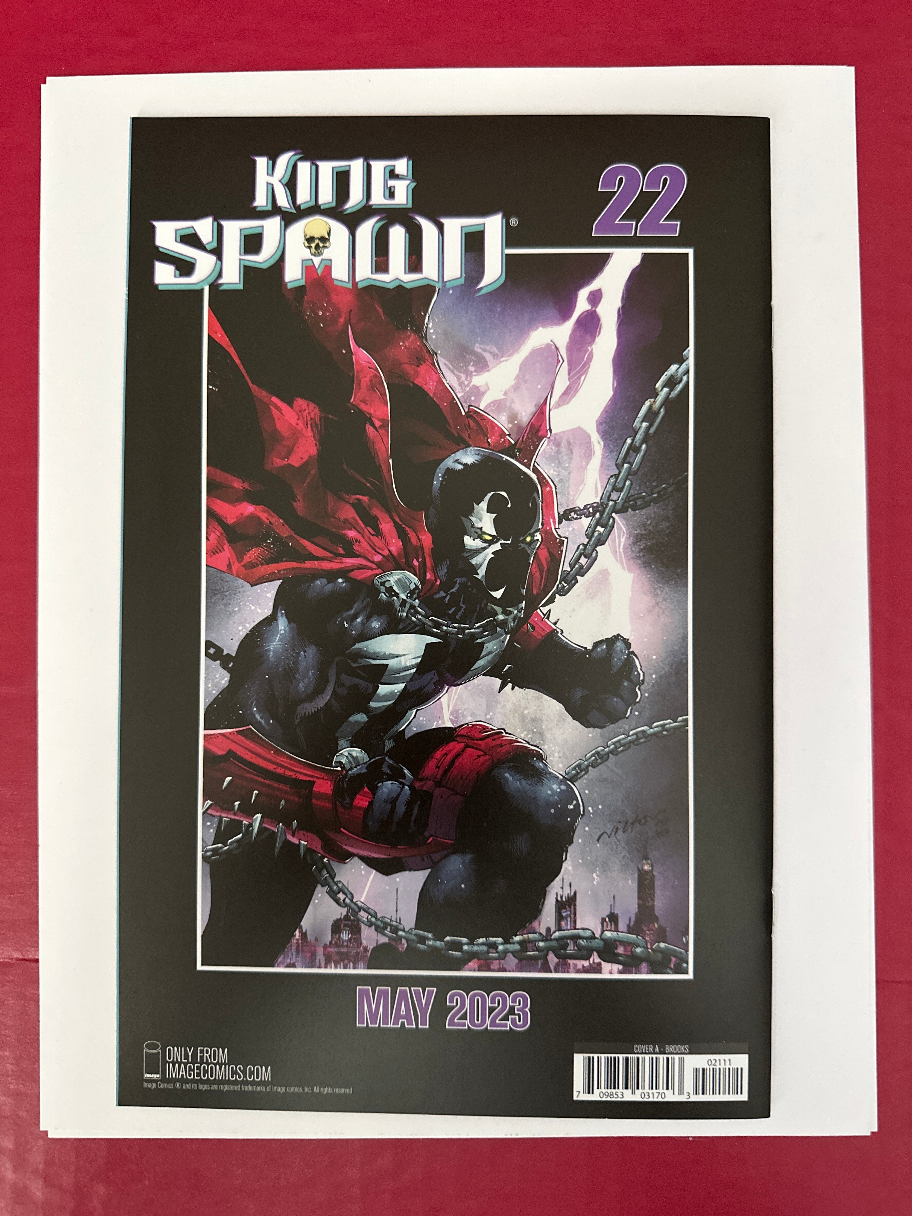 King Spawn #21A (2023) by Ugly Monkey Comics