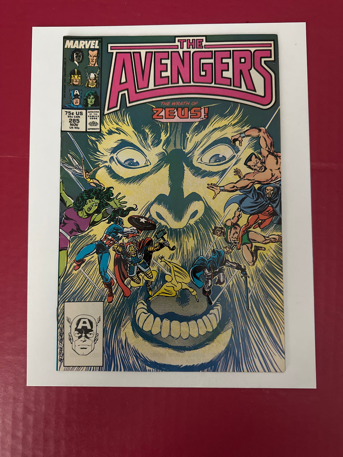 The Avengers, Vol. 1 #285A (Marvel Comics 1987) by Ugly Monkey Comics