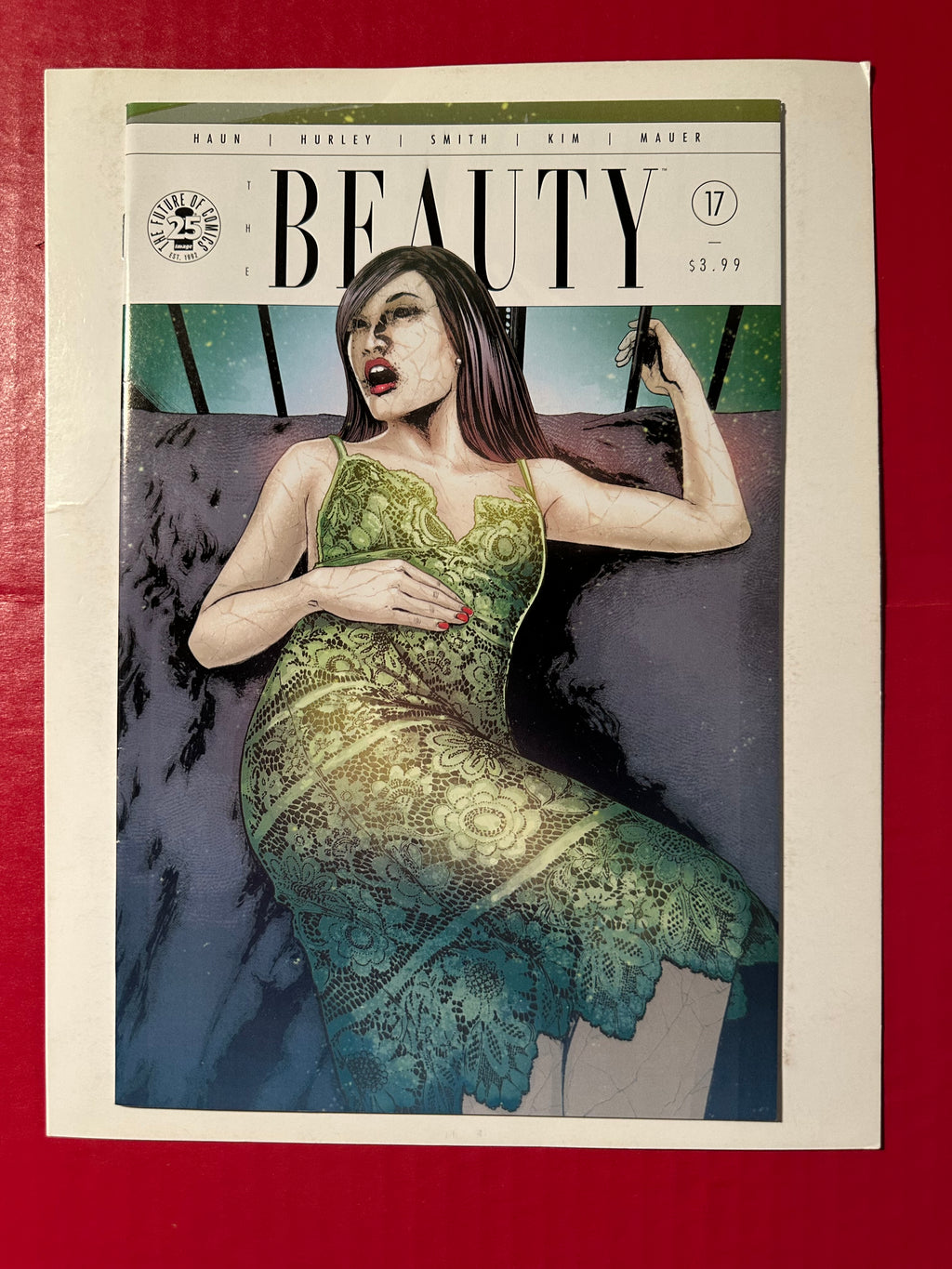 The Beauty #17A (2017) Regular Jeremy Haun & John Rauch Cover by Ugly Monkey Comics