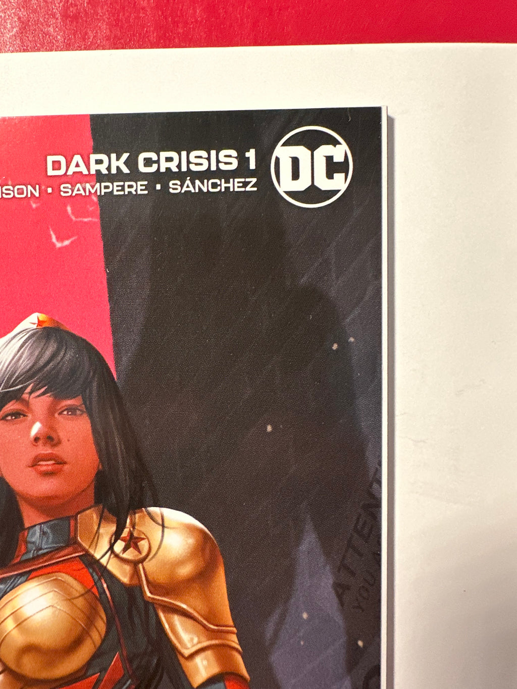 Dark Crisis, Vol. 1 #1 (2022) Inhyuk Lee Card Stock Cover Signed by Joshua Williamson by Ugly Monkey Comics