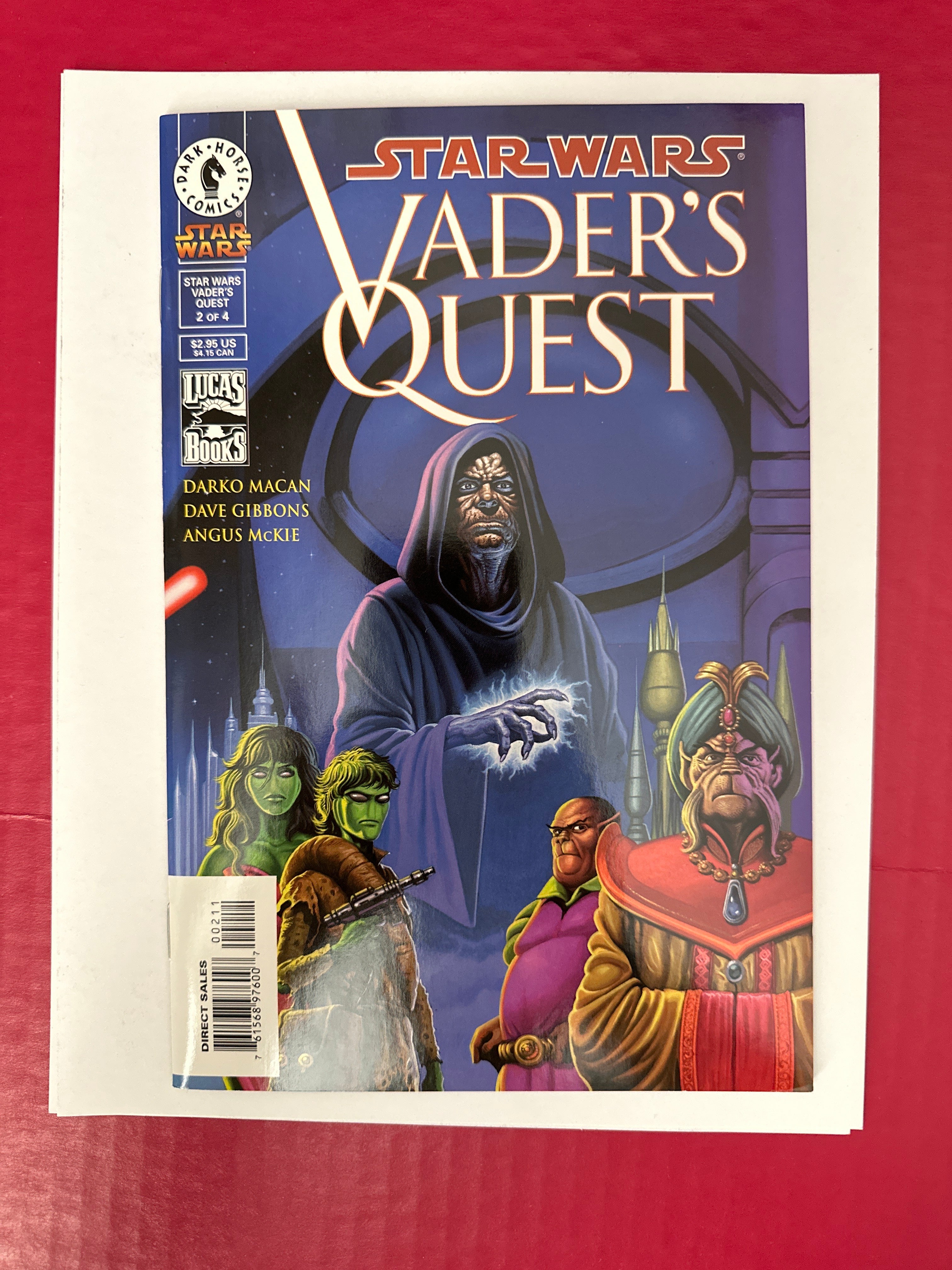 Star Wars Darth Vader Quest 2A Dark Horse Comics 1999 by Ugly Monkey Comics