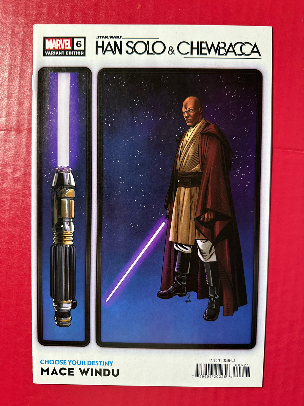 Star Wars Han Solo and Chewbacca 6B Marvel 2022 First Appearance Phaedra by Ugly Monkey Comics
