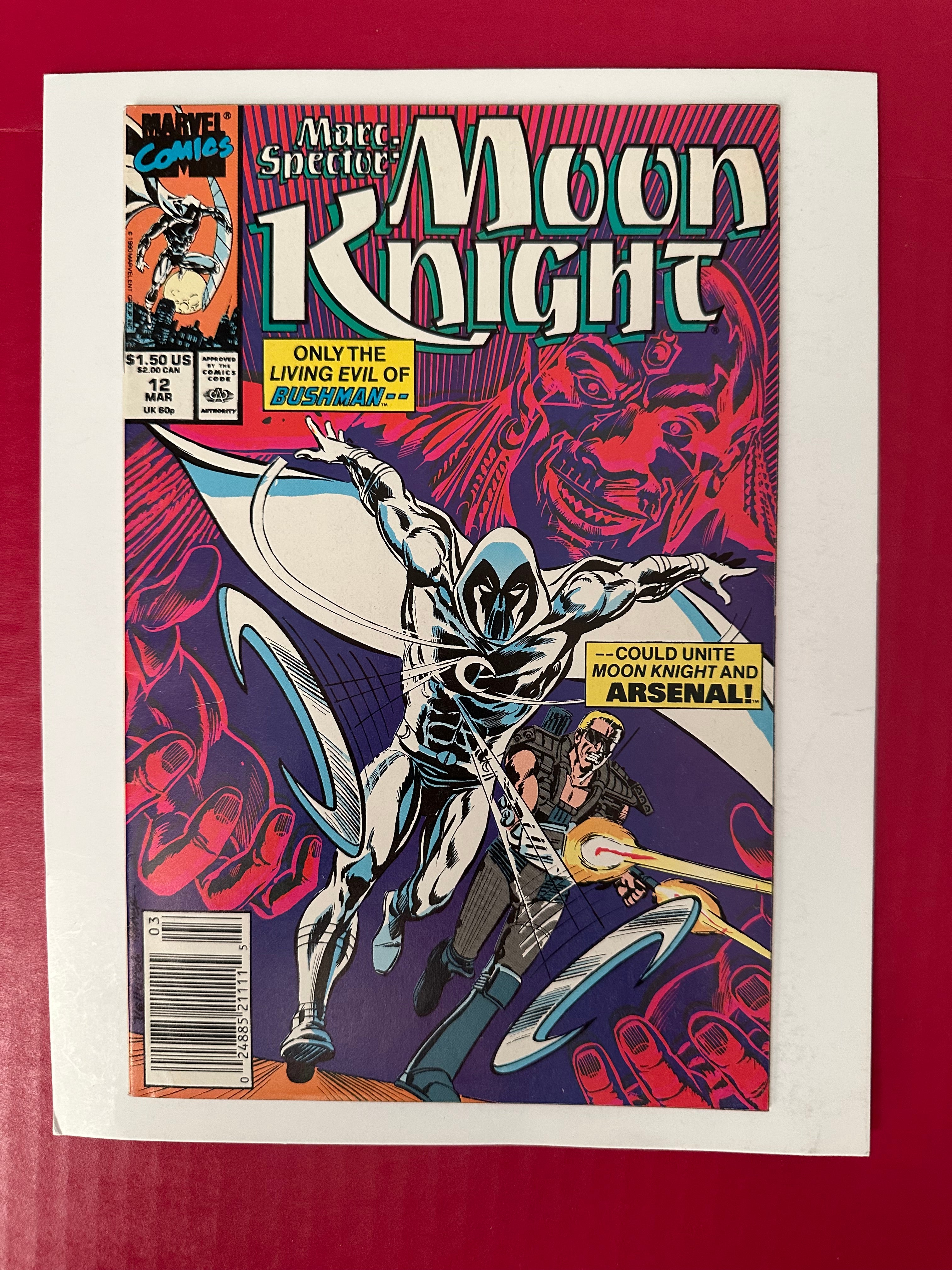Marc Spector: Moon Knight #12 (1990) Newsstand
