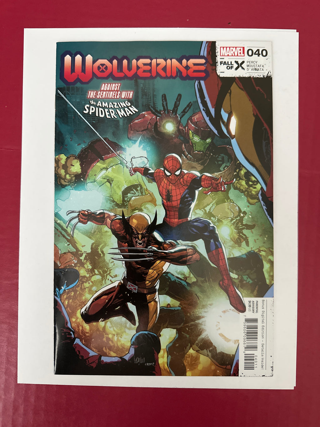 Wolverine, Vol. 7 #40A (2023) by Ugly Monkey Comics