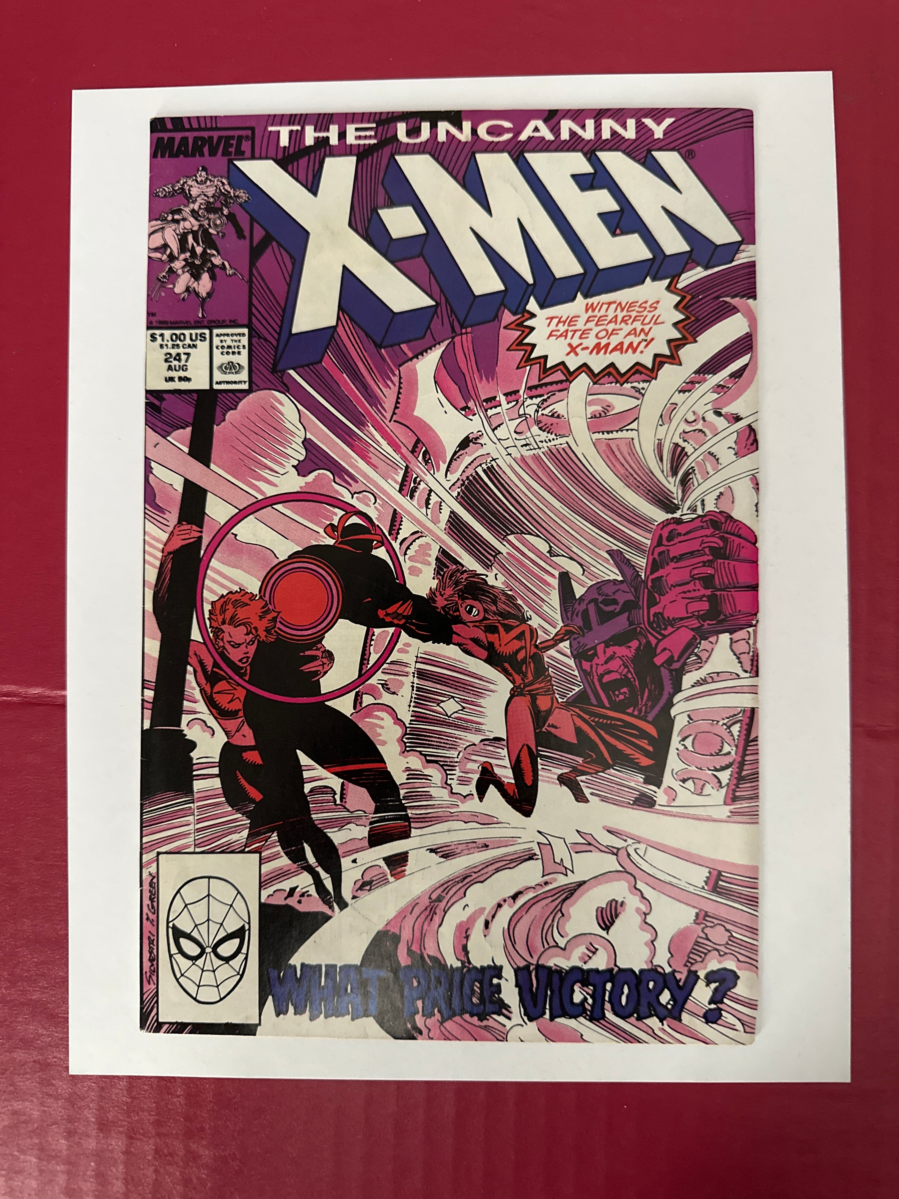 The Uncanny X-Men, Vol. 1 #247 (Marvel Comics 1989) Direct Edition by Ugly Monkey Comics