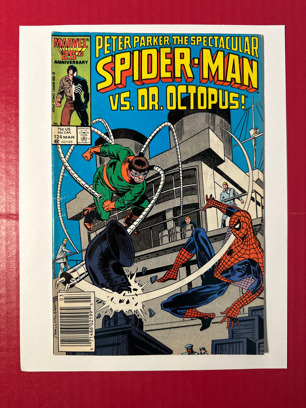 The Spectacular Spider-Man, Vol. 1 #124 (Marvel Comics 1987) Newsstand Edition by Ugly Monkey Comics