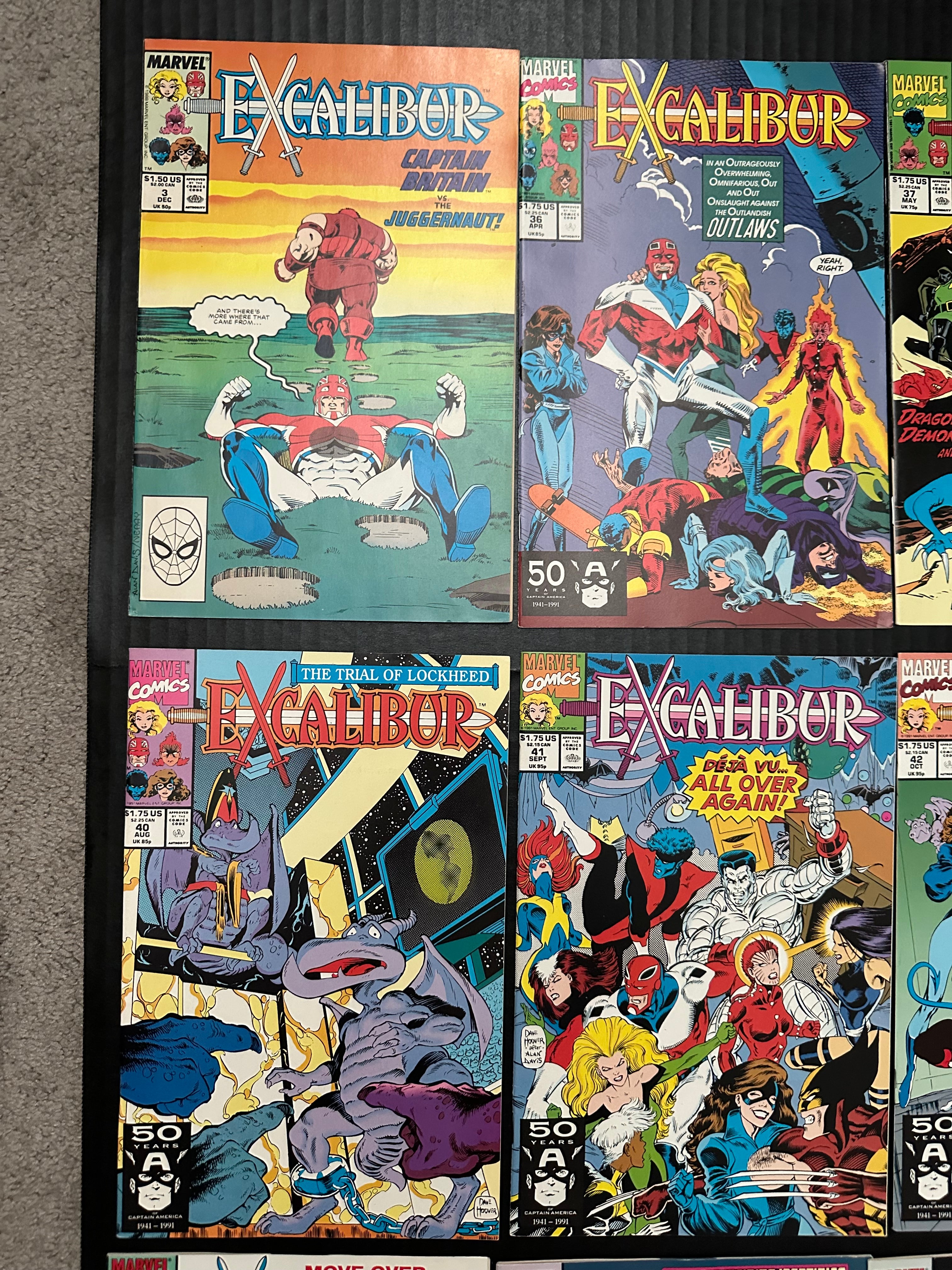 Lot of 32 Excalibur Comics includes 6 keys (1988 - 1993) Marvel Comics by Ugly Monkey Comics