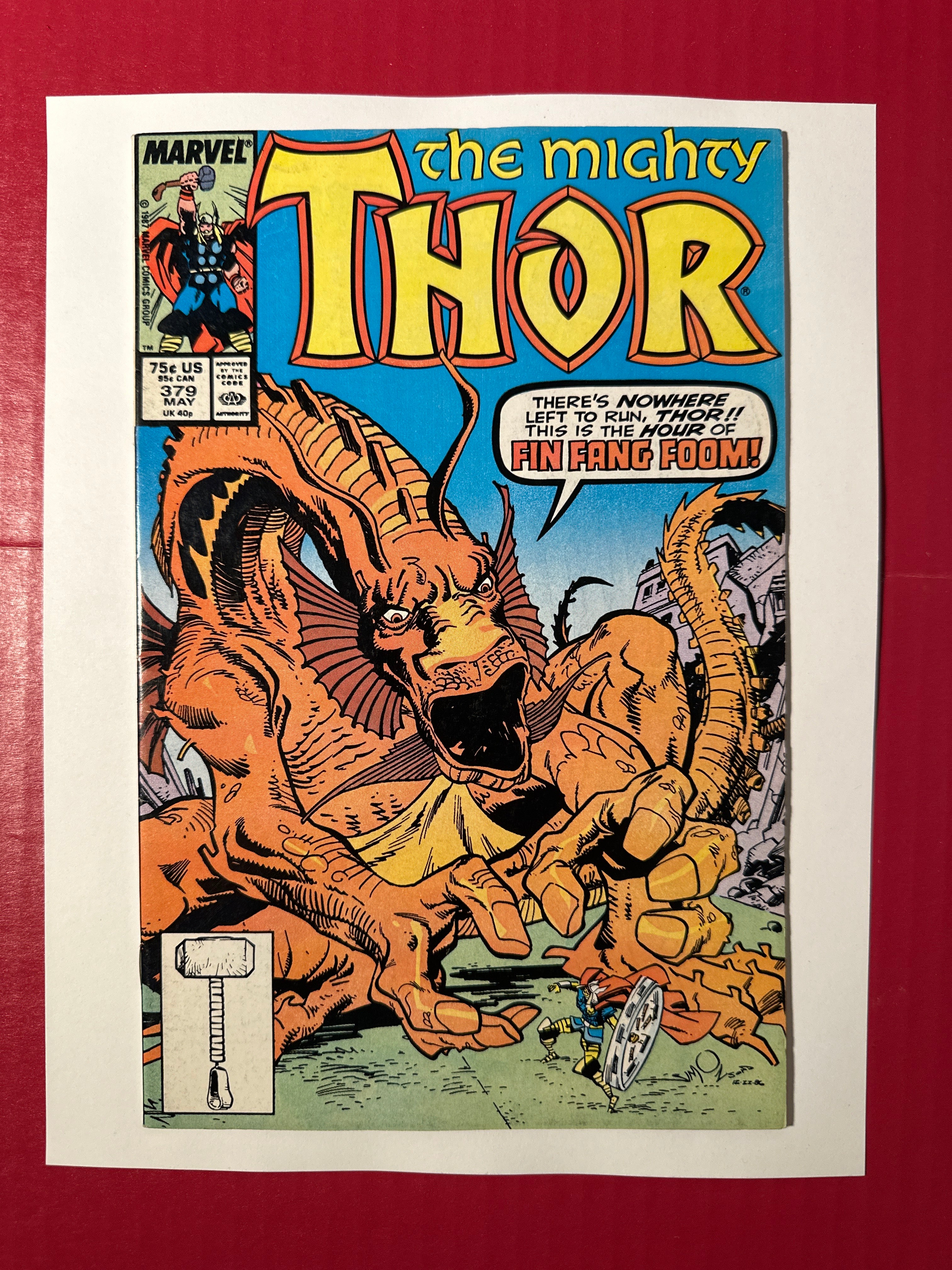 Thor, Vol. 1 #379 (Marvel Comics 1987) Direct Edition by Ugly Monkey Comics
