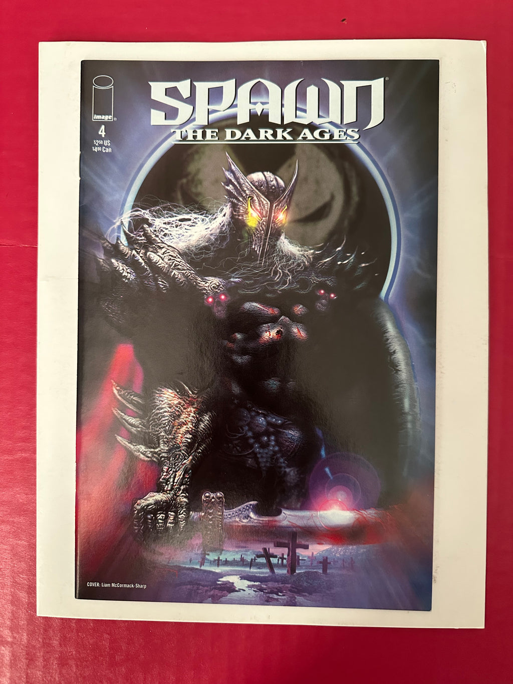 Spawn: The Dark Ages #4 (1999) Liam McCormick-Sharp Cover by Ugly Monkey Comics