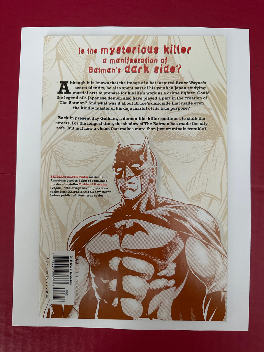 Batman: Death Mask #2 (DC Comics 2008) by Ugly Monkey Comics