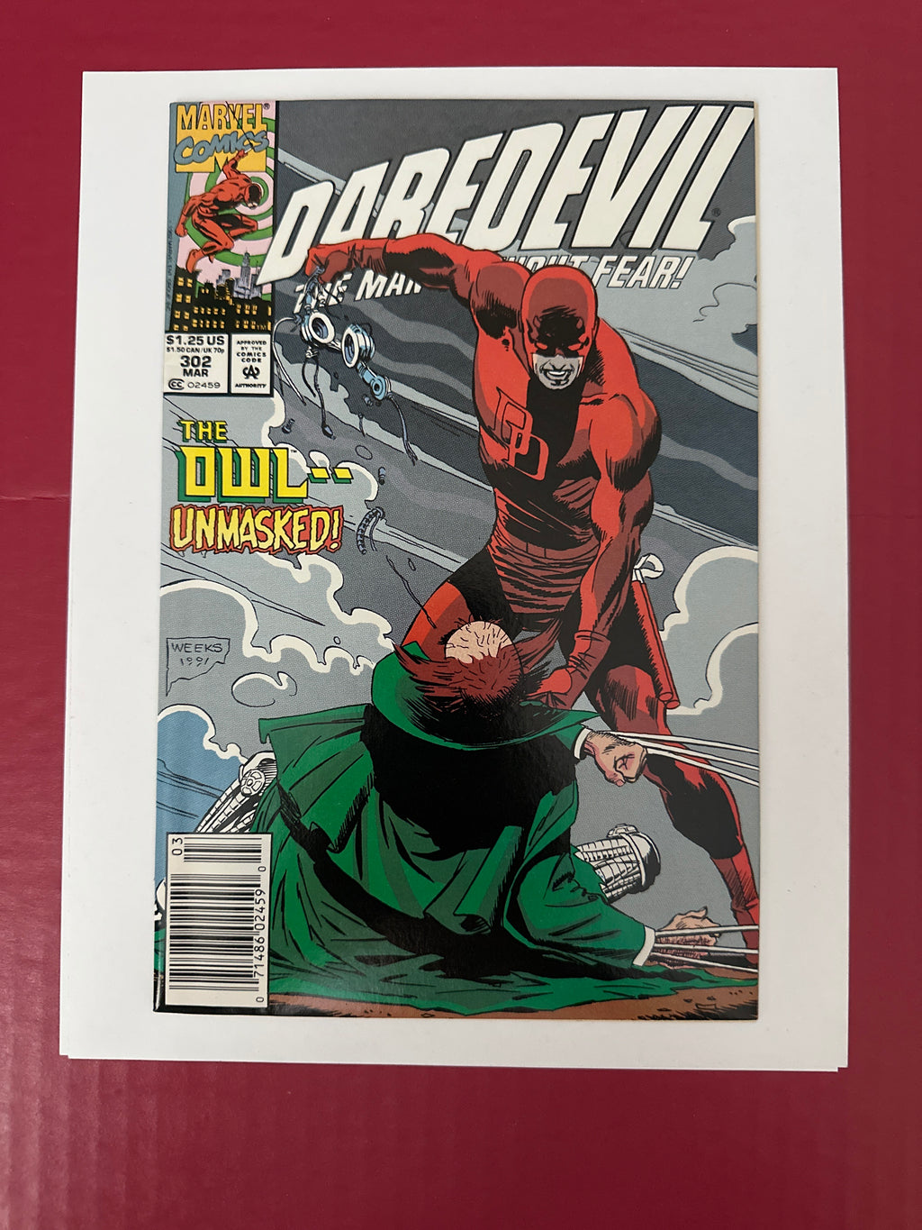 Daredevil, Vol. 1 #302B (1992) Newstand by Ugly Monkey Comics