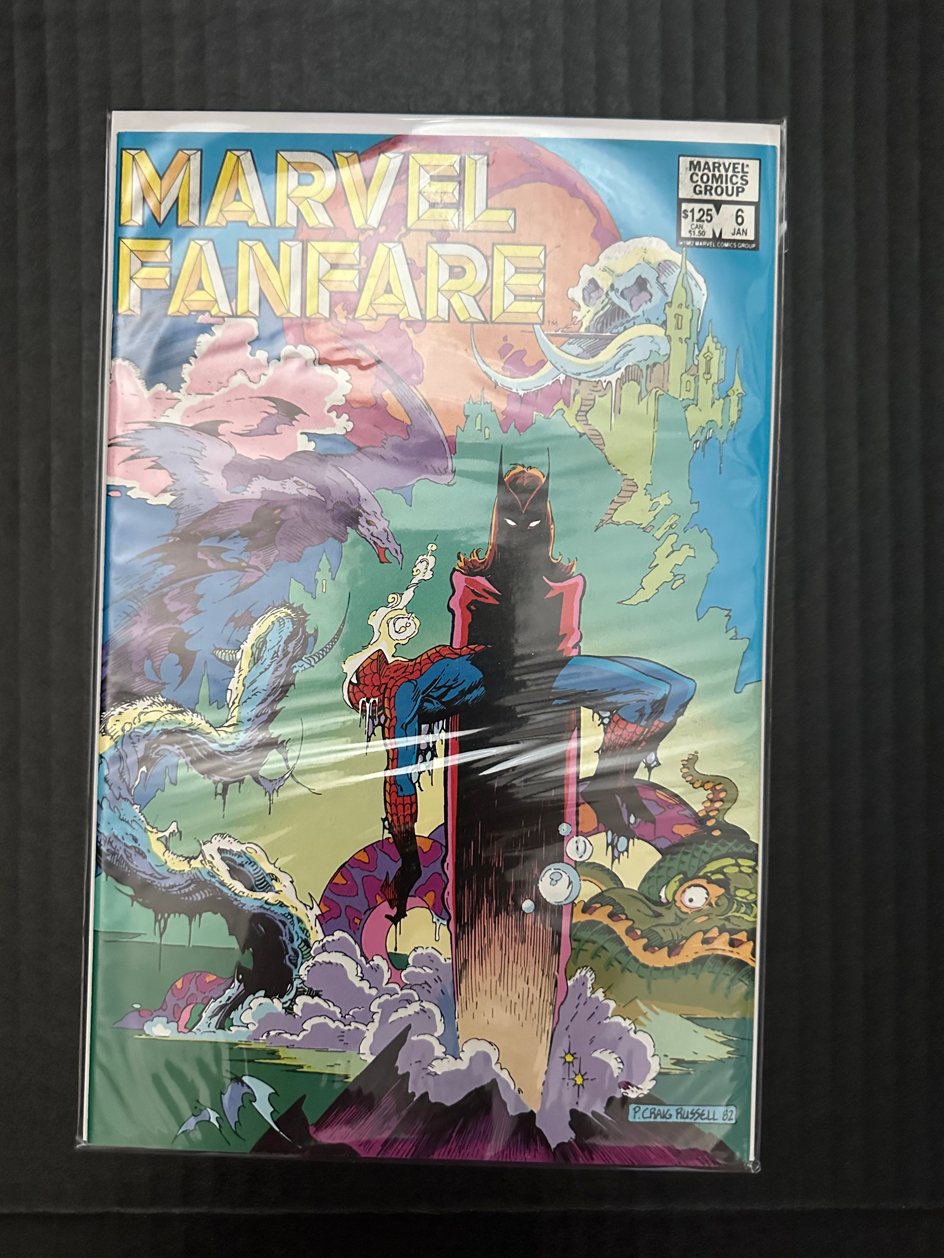 Lot of 33 Marvel Fanfare comics (1982 - 1988) 3 Key Issues by Ugly Monkey Comics