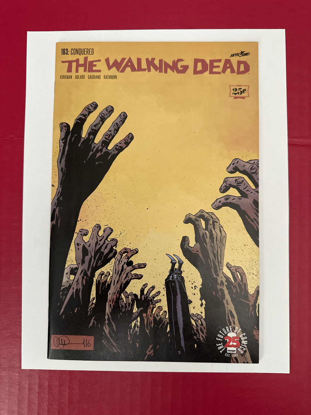 The Walking Dead #163 (Image Comics 2017) Charlie Adlard & Dave Stewart Cover by Ugly Monkey Comics