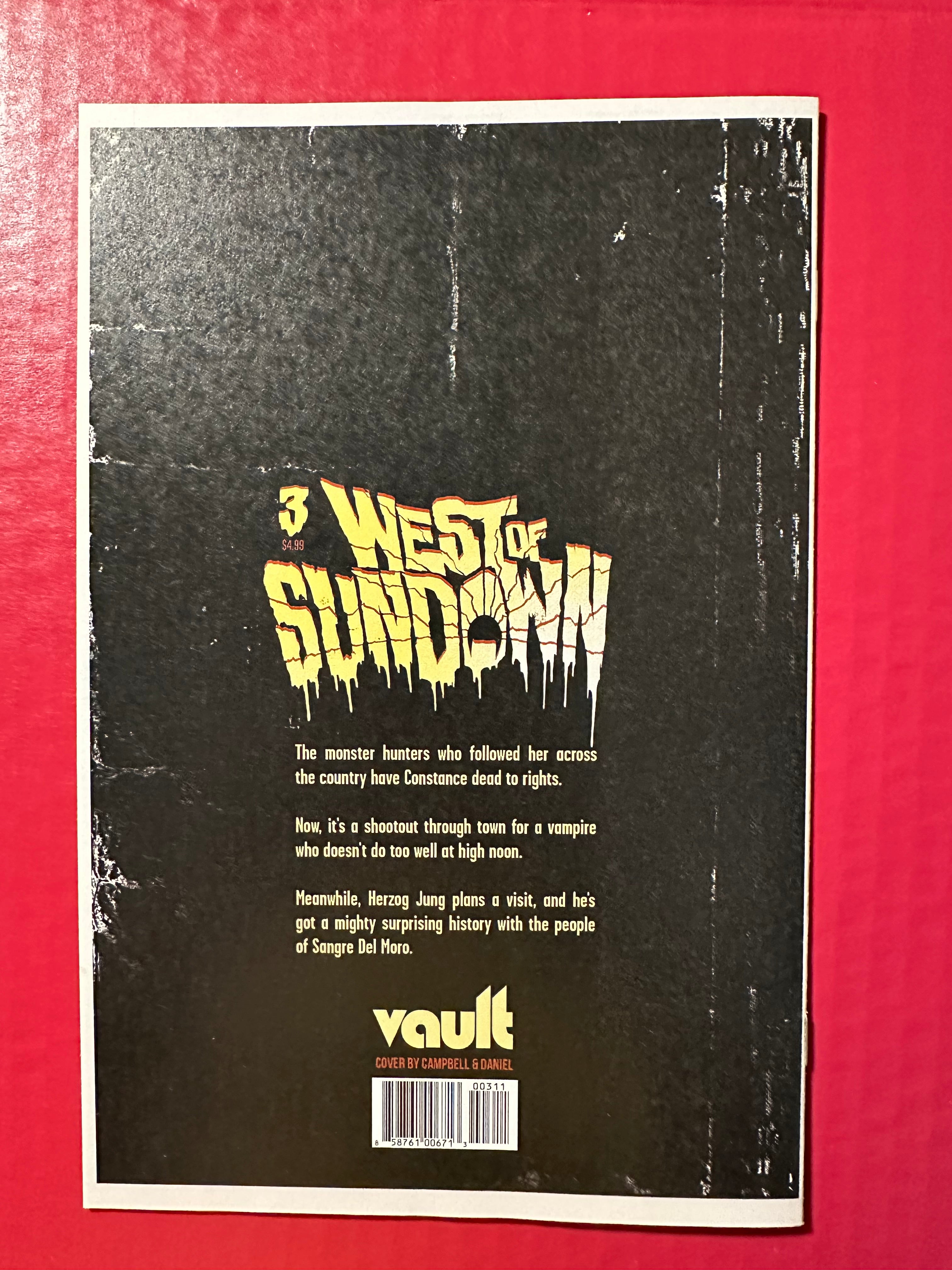 West of Sundown #3 (2022) Signed by Aaron Campbell