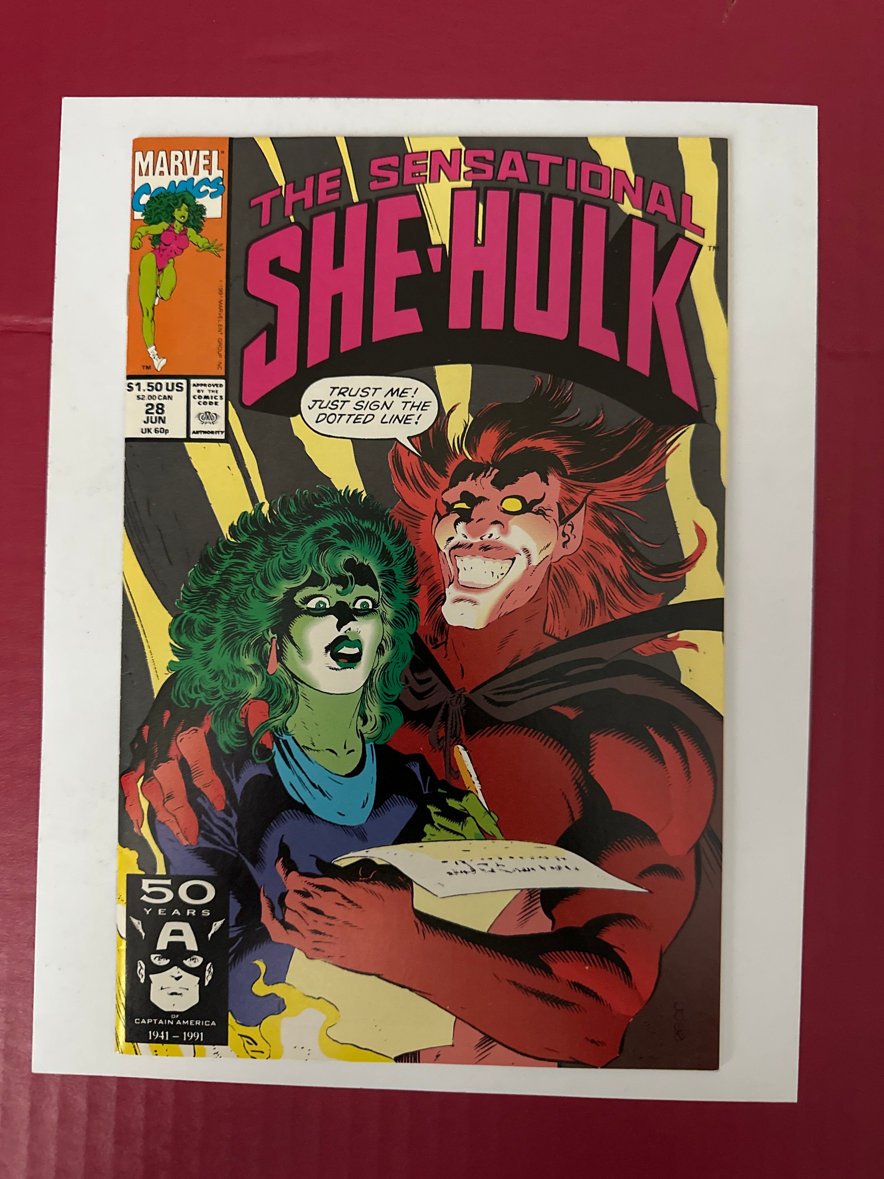 The Sensational She-Hulk #28 (Marvel Comics 1991) by Ugly Monkey Comics