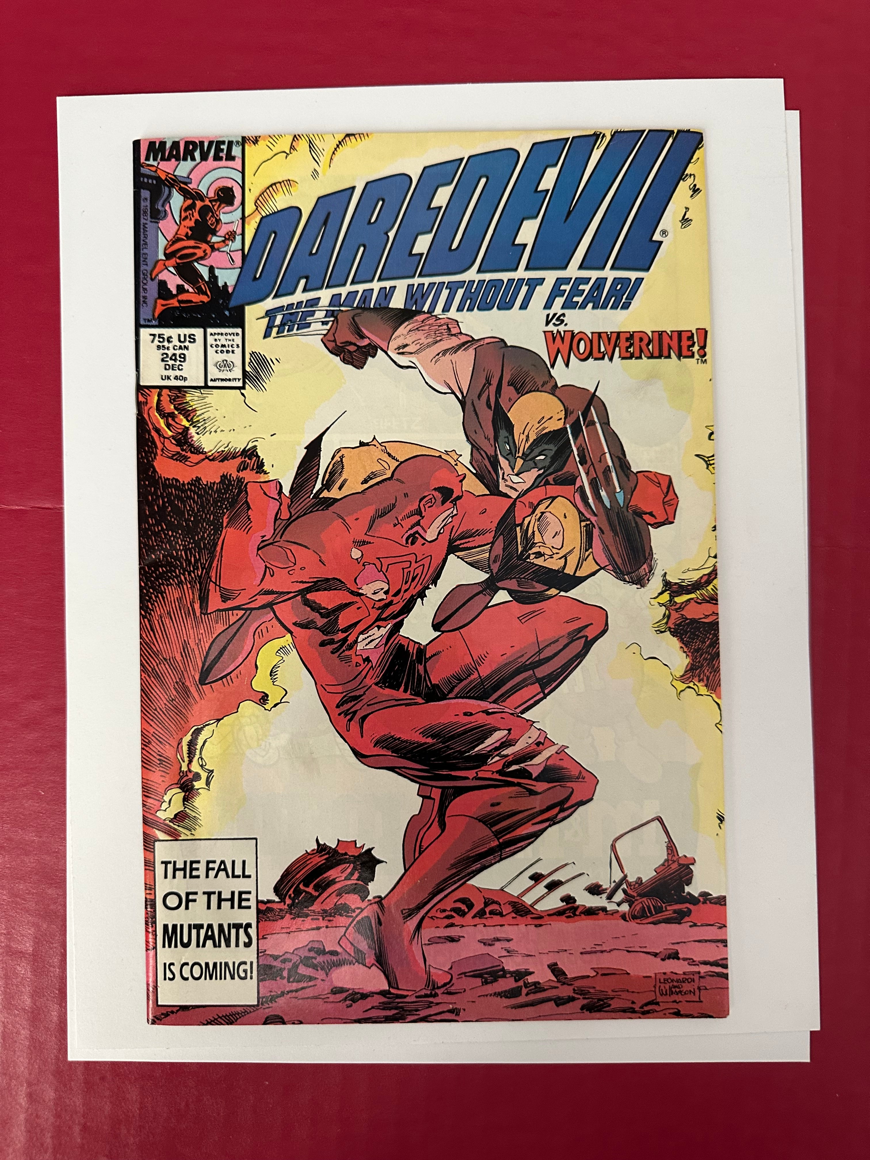 Daredevil, Vol. 1 #249A (1987) by Ugly Monkey Comics
