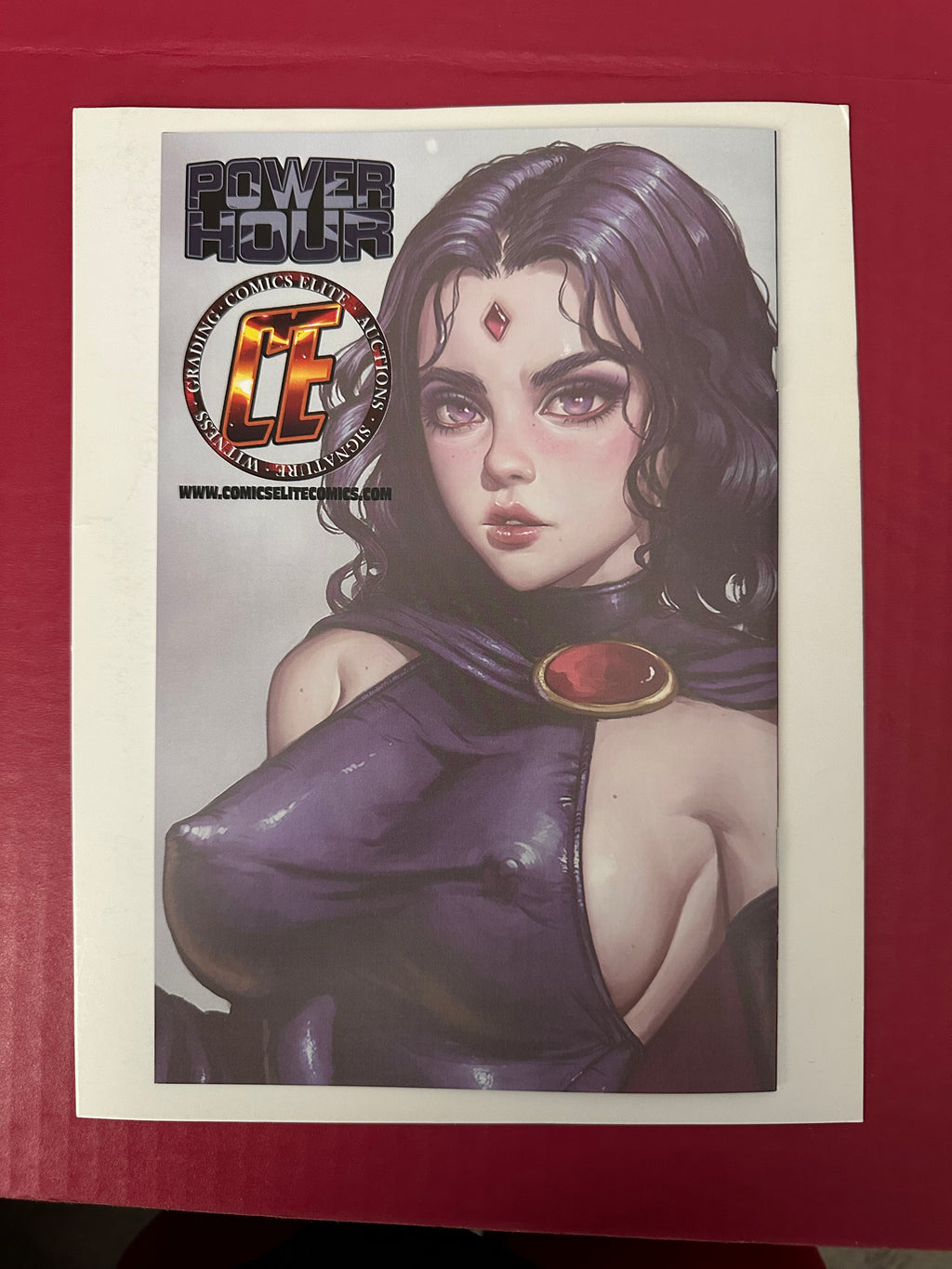 Power Hour (2022) Raven Cosplay Dravacus Full Naughty Virgin Variant by Ugly Monkey Comics