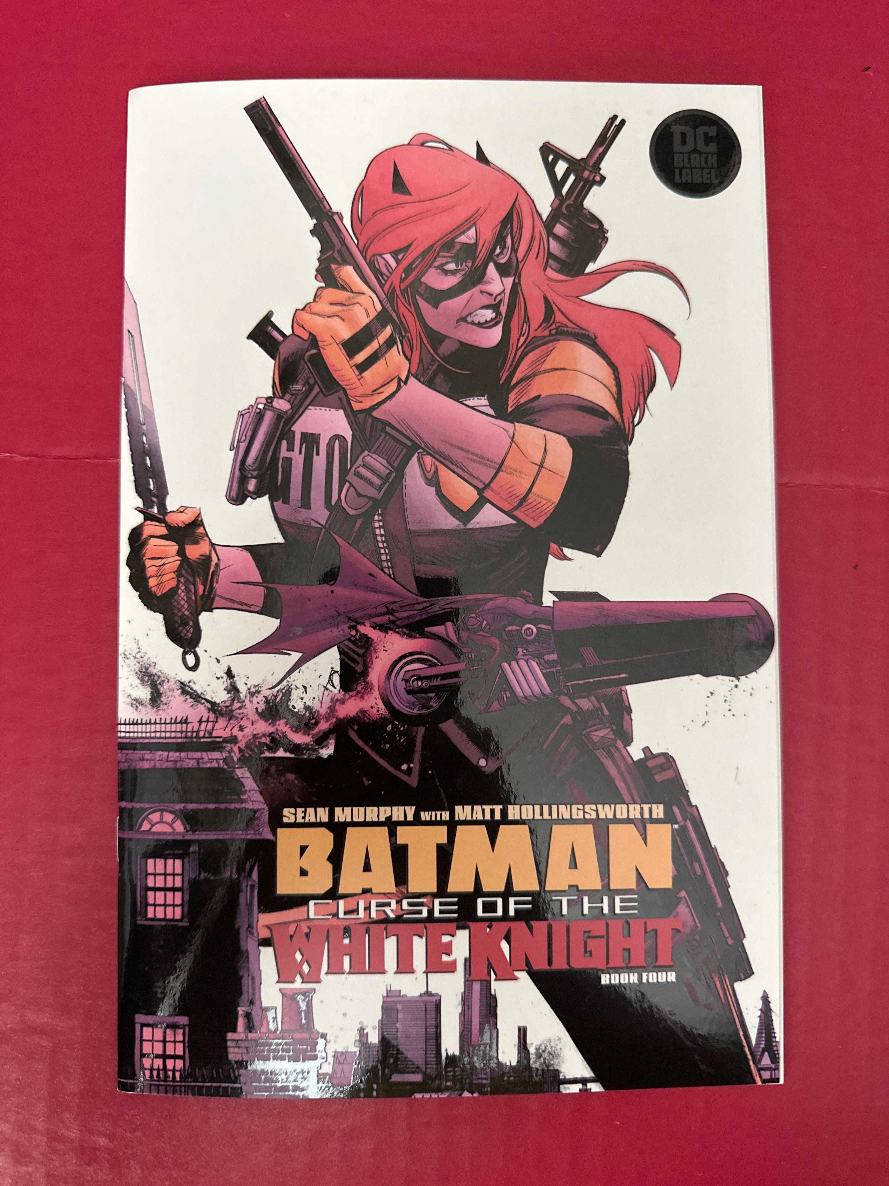 Batman: Curse of the White Knight #4A (DC Comics 2019) 1st appearance by Ugly Monkey Comics