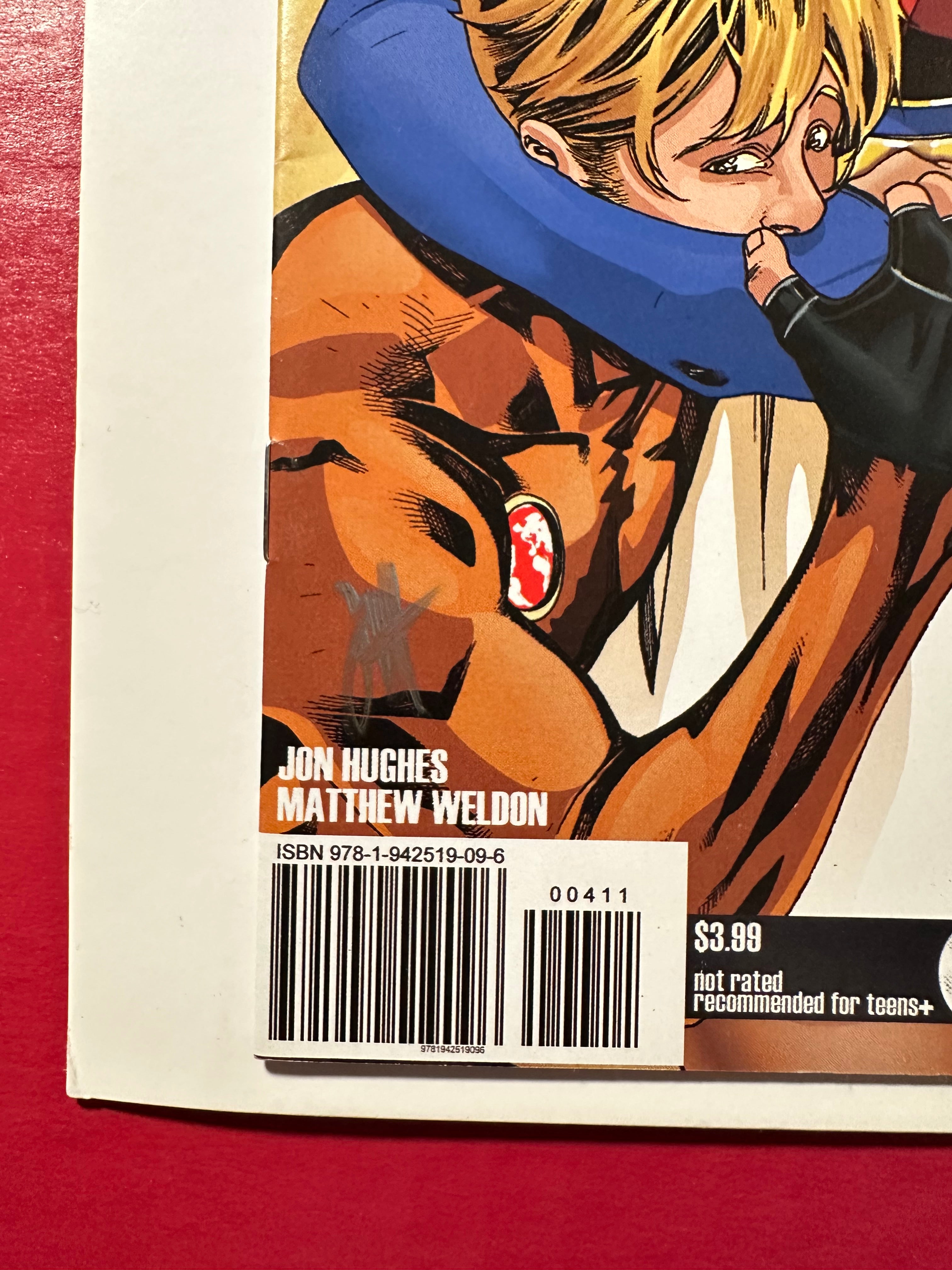 Plus Ultra#4 (2016) Signed by Jon Hughes by Ugly Monkey Comics