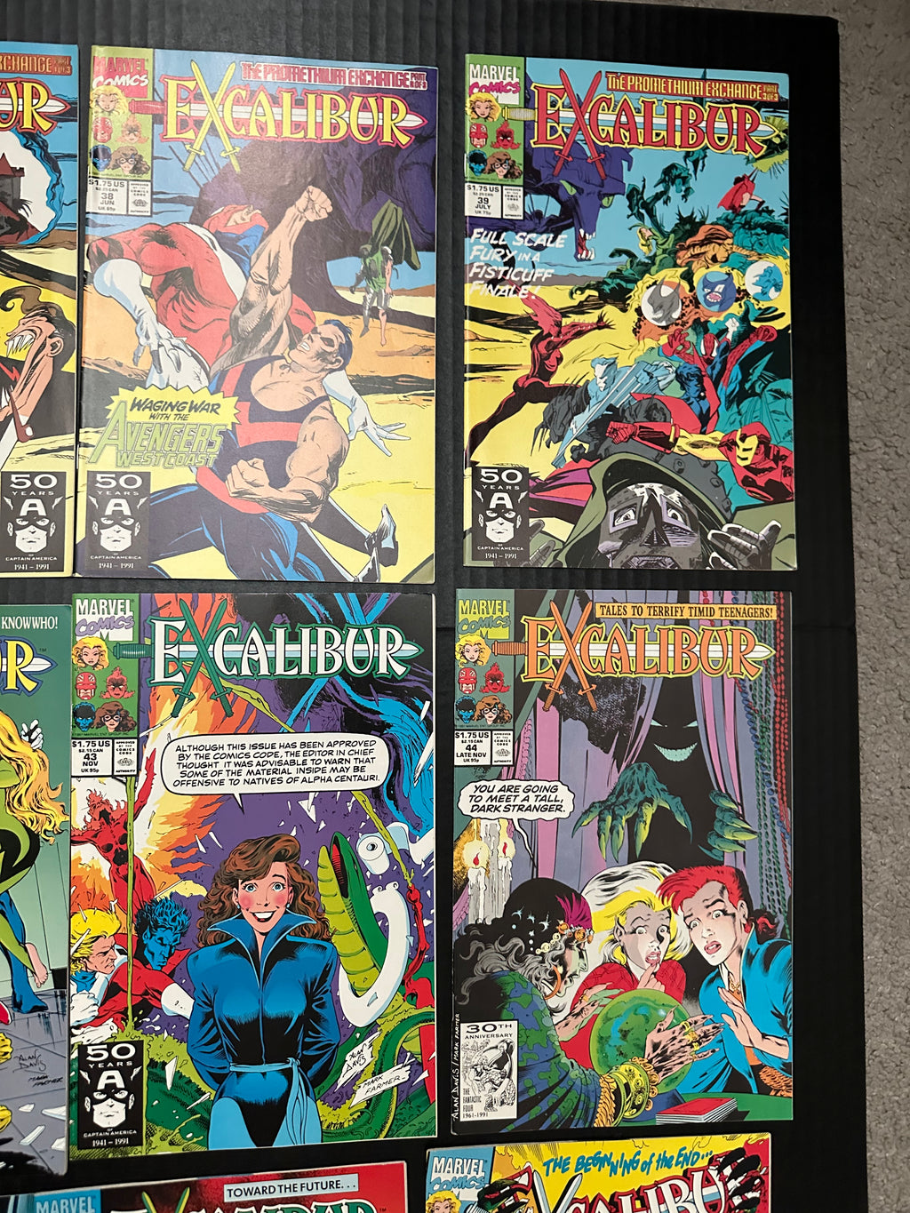 Lot of 32 Excalibur Comics includes 6 keys (1988 - 1993) Marvel Comics by Ugly Monkey Comics