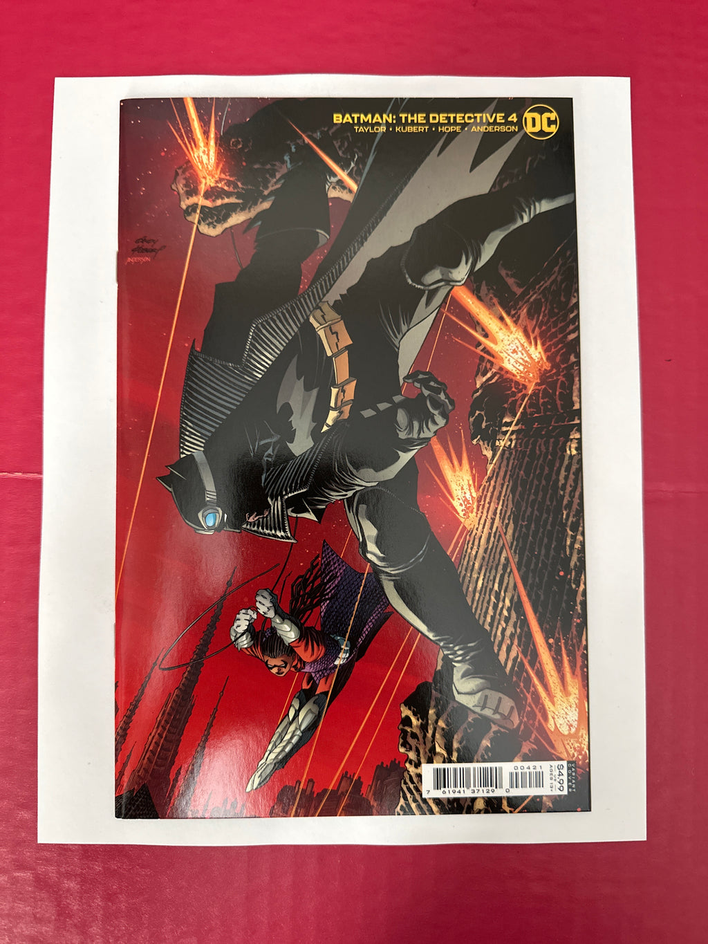 Batman: The Detective #4B (DC Comics 2021) Variant Andy Kubert Card Stock Cover by Ugly Monkey Comics