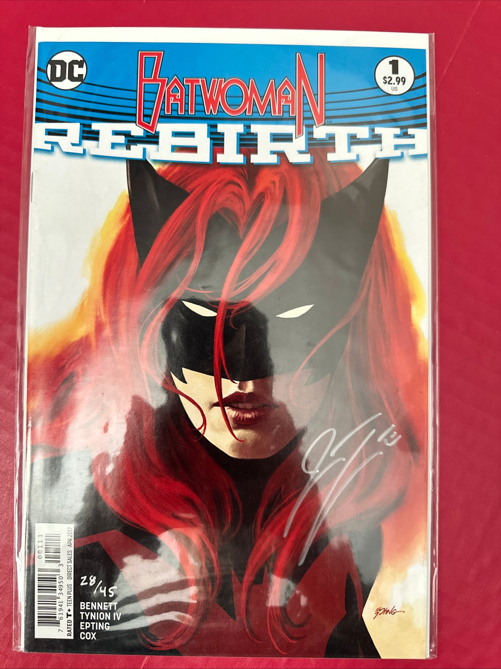 Batwoman: Rebirth #1 (DC Comics April 2017) Signed With COA Limited To 45
