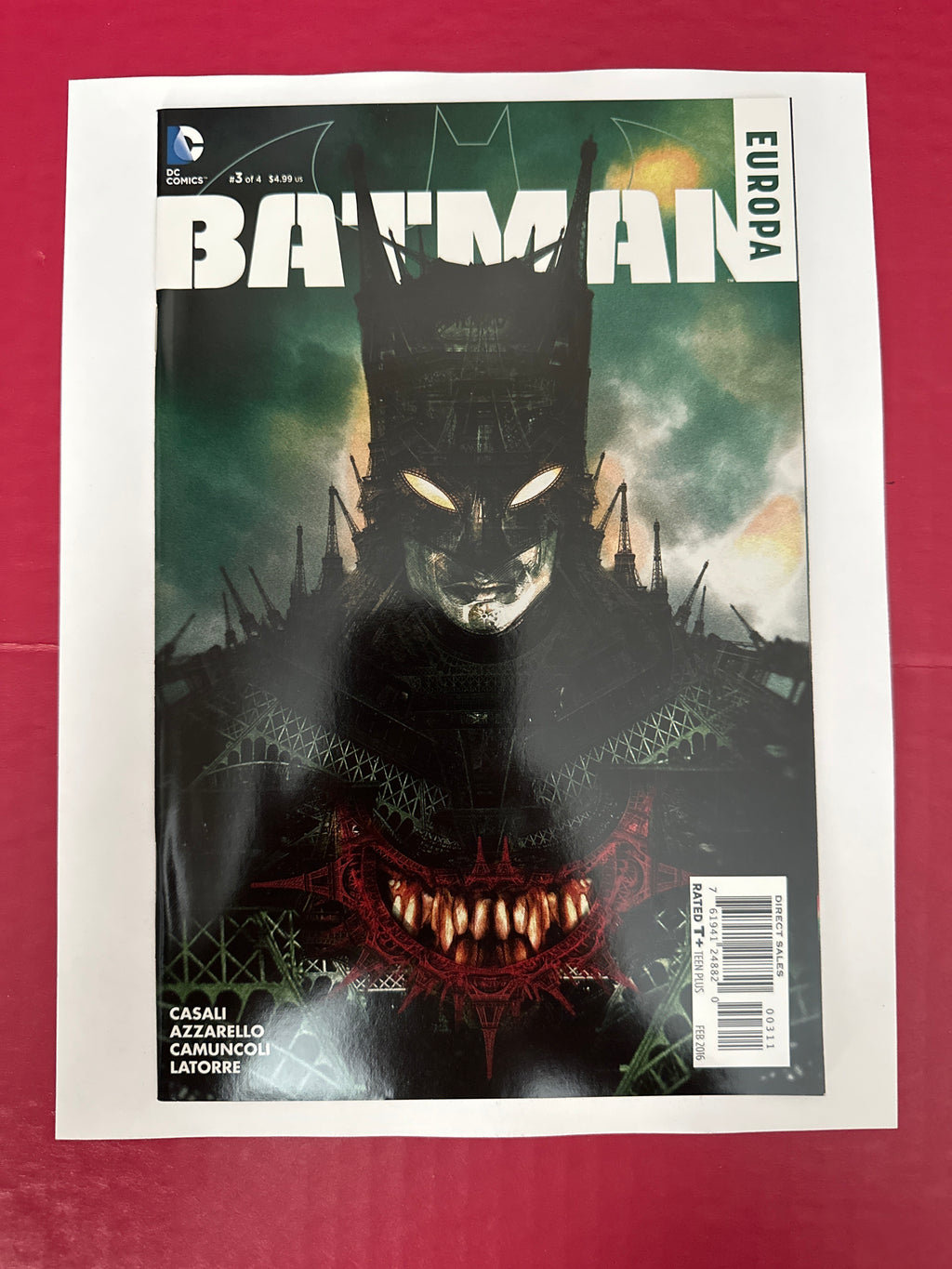 Batman: Europa #3A (DC Comics 2015) by Ugly Monkey Comics