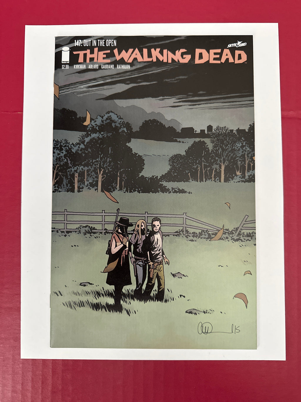 The Walking Dead #147 (Image Comics 2015) Charlie Adlard & Dave Stewart Cover by Ugly Monkey Comics