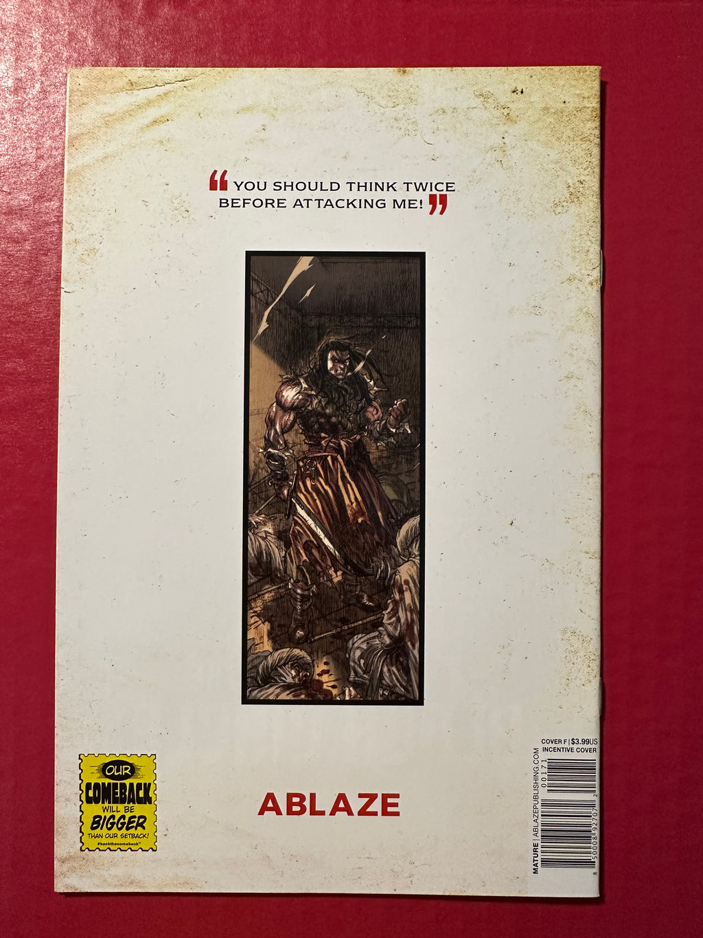The Cimmerian: The People of the Black Circle #1 (2020) Andolfo Virgin Incentive Cover by Ugly Monkey Comics