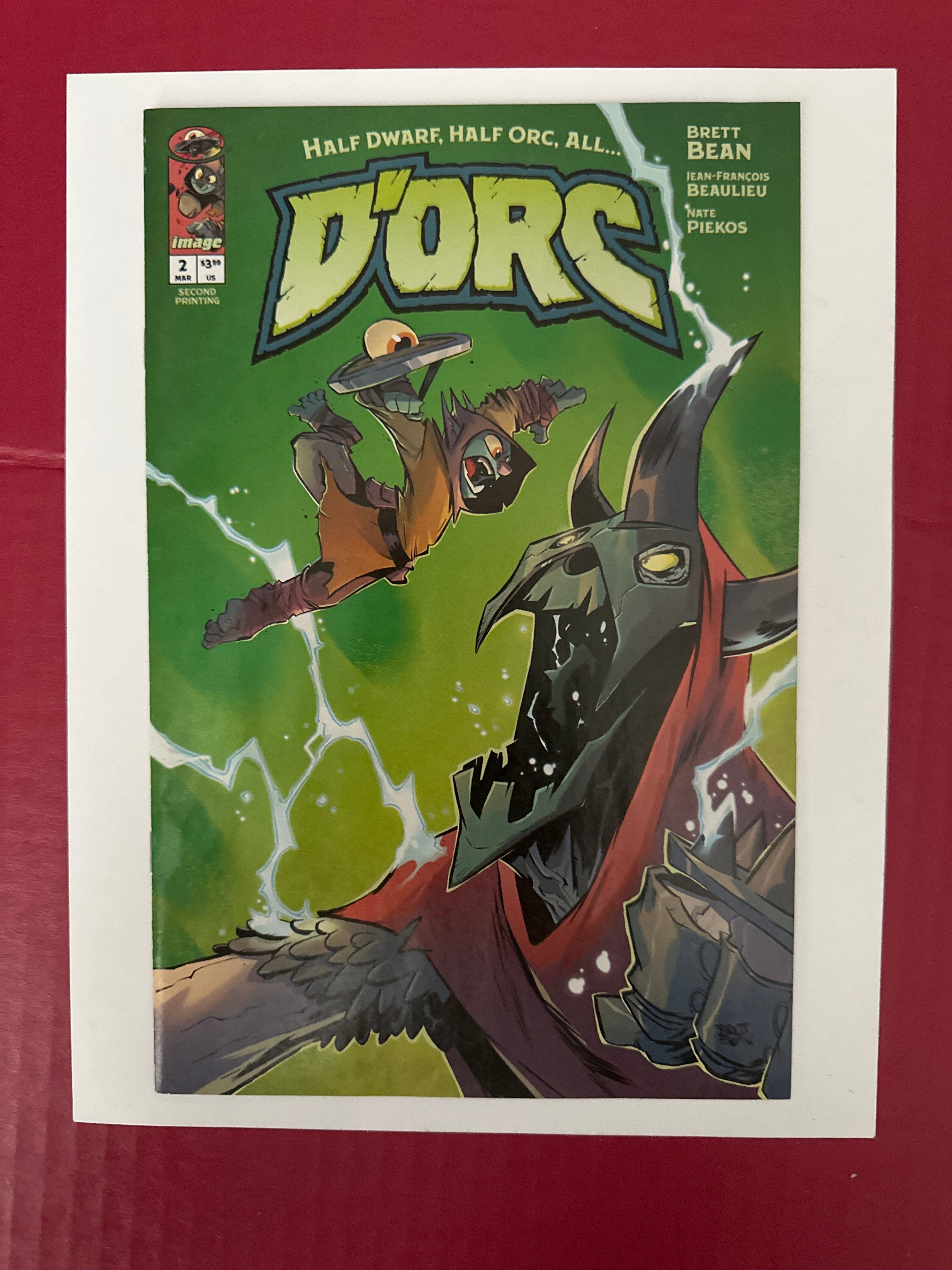 D'Orc #2D (Image Comics 2026) 2nd Printing Brett Bean by Ugly Monkey Comics