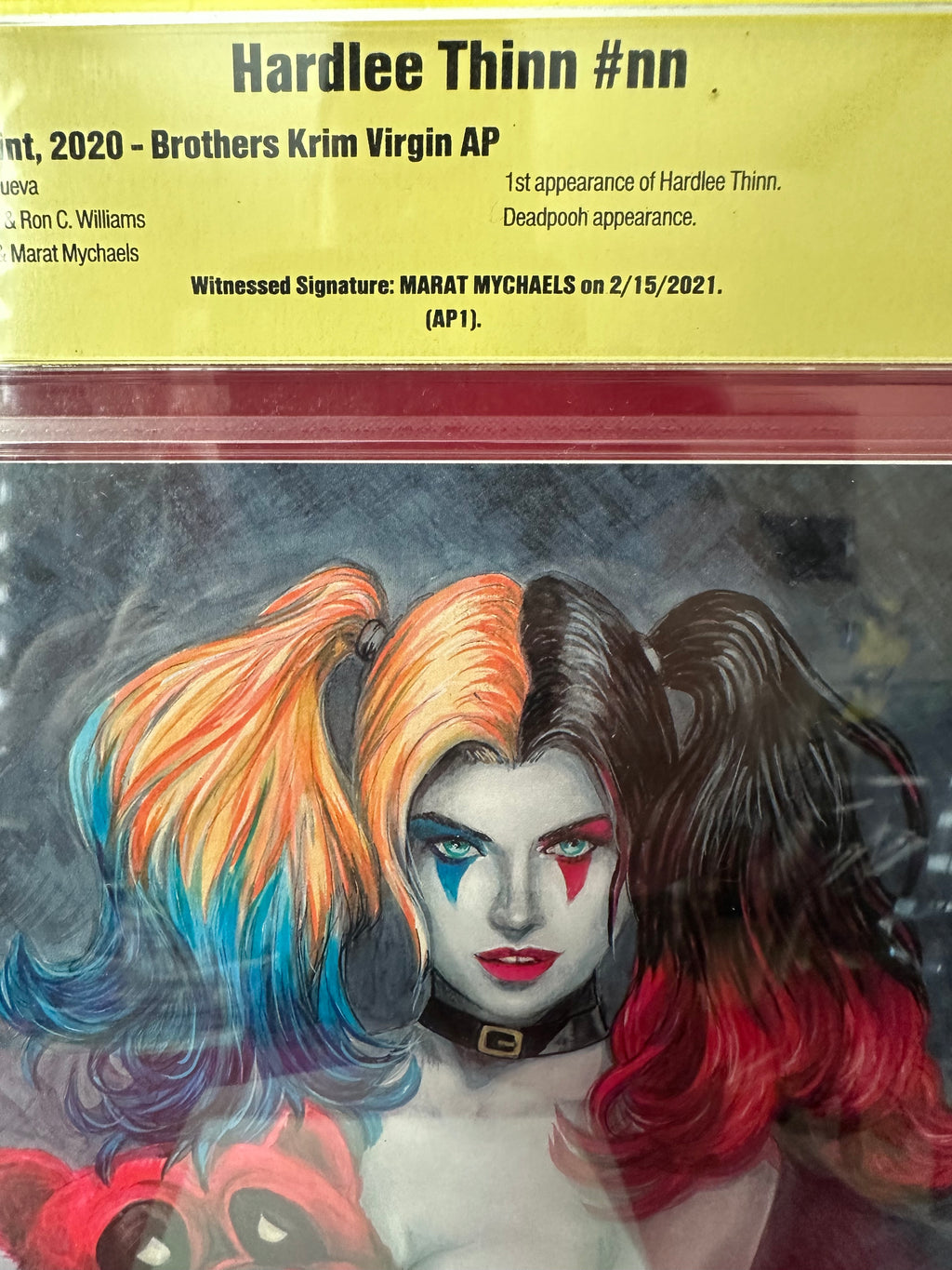 Hardlee Thinn #nn (2020) Brothers Kris Virgin Variant Marat Mychaels Witnessed Signature CBCS 9.8 by Ugly Monkey Comics