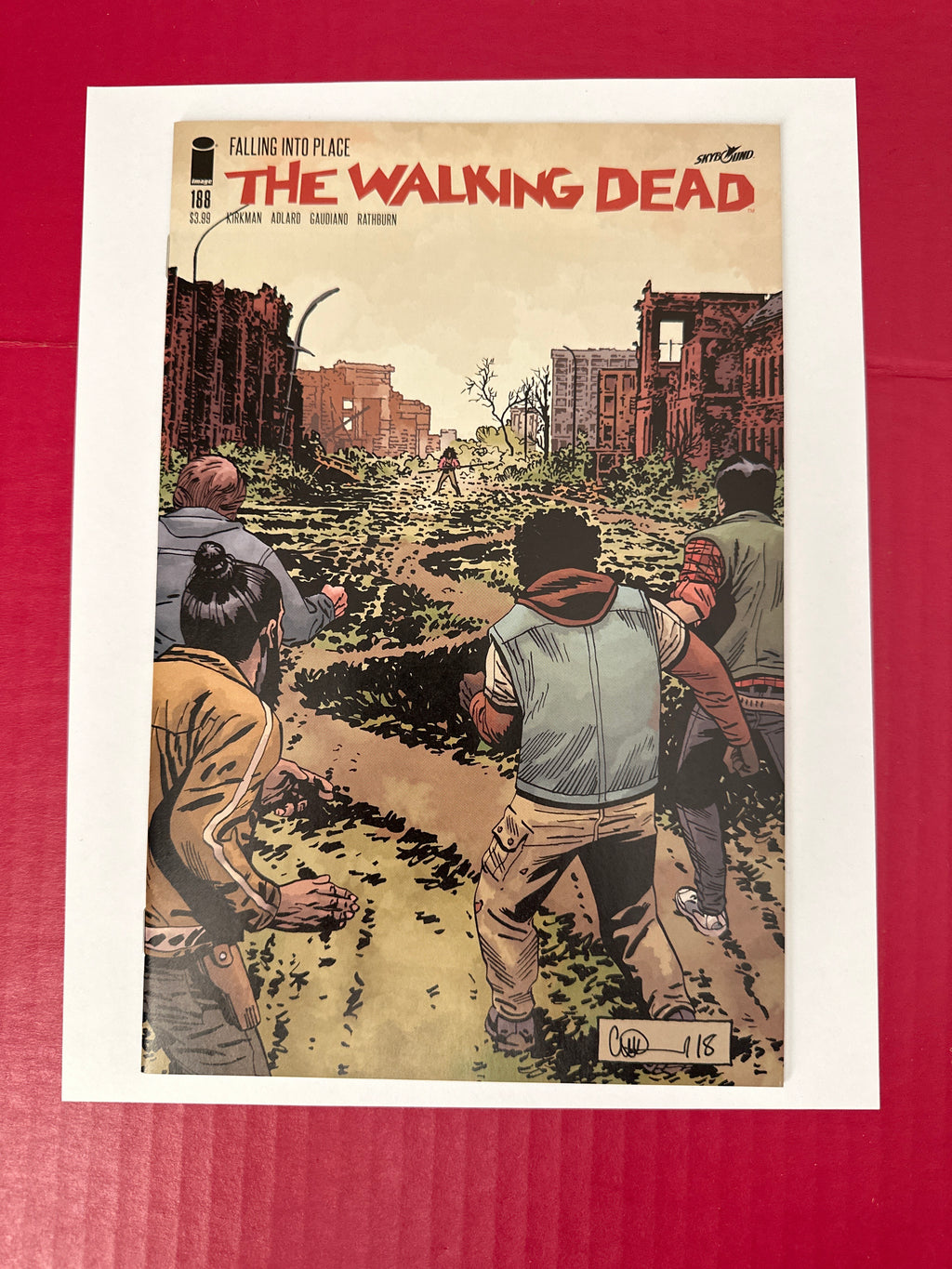 The Walking Dead #188 (Image Comics 2019) Charlie Adlard & Dave Stewart Cover by Ugly Monkey Comics