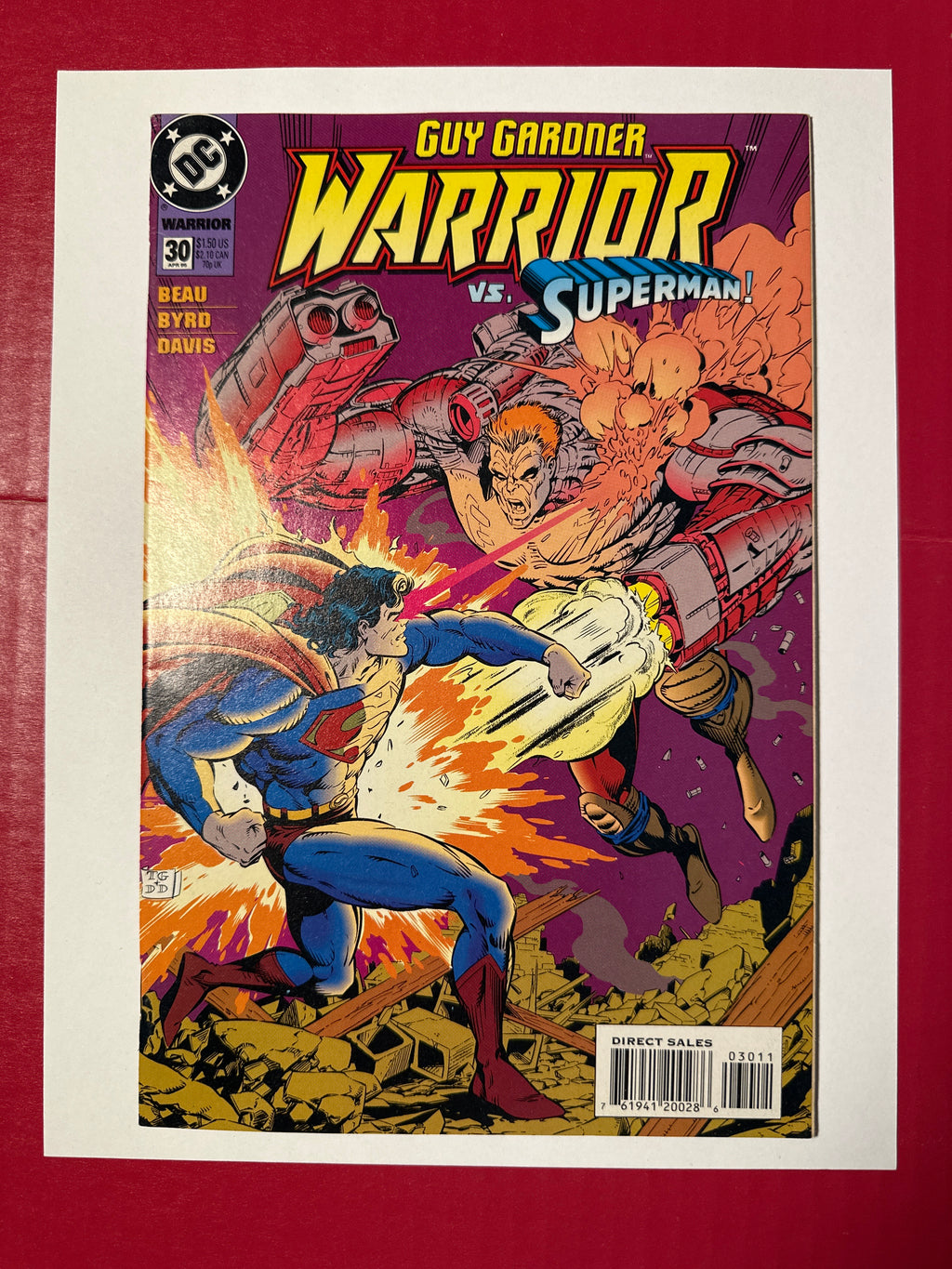 Guy Gardner: Warrior #30 (DC Comics 1995) Direct Edition by Ugly Monkey Comics