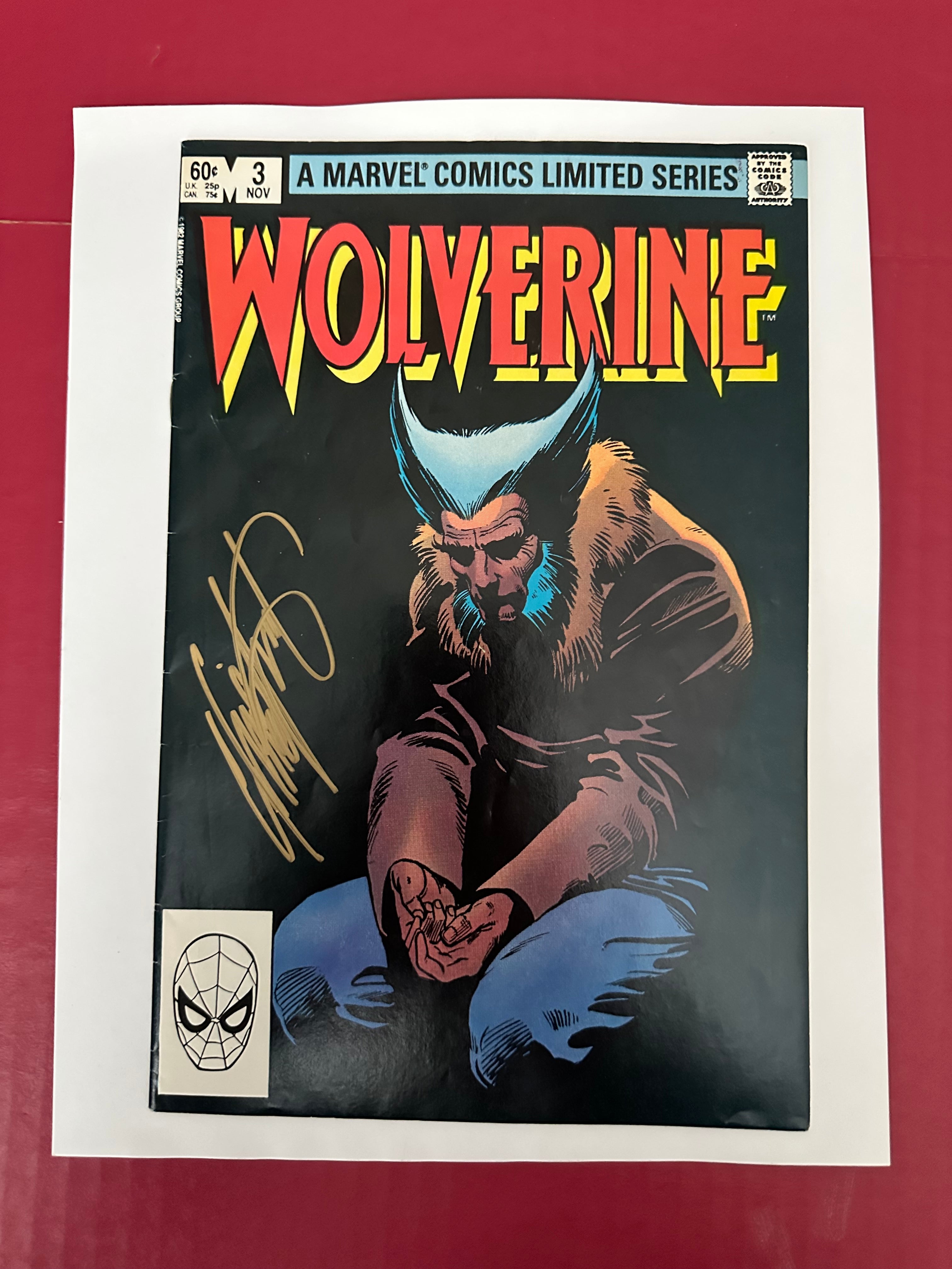 Wolverine, Vol. 1 #3 (Marvel Comics 1982) Key Deaths Signed by Chris Claremont by Ugly Monkey Comics