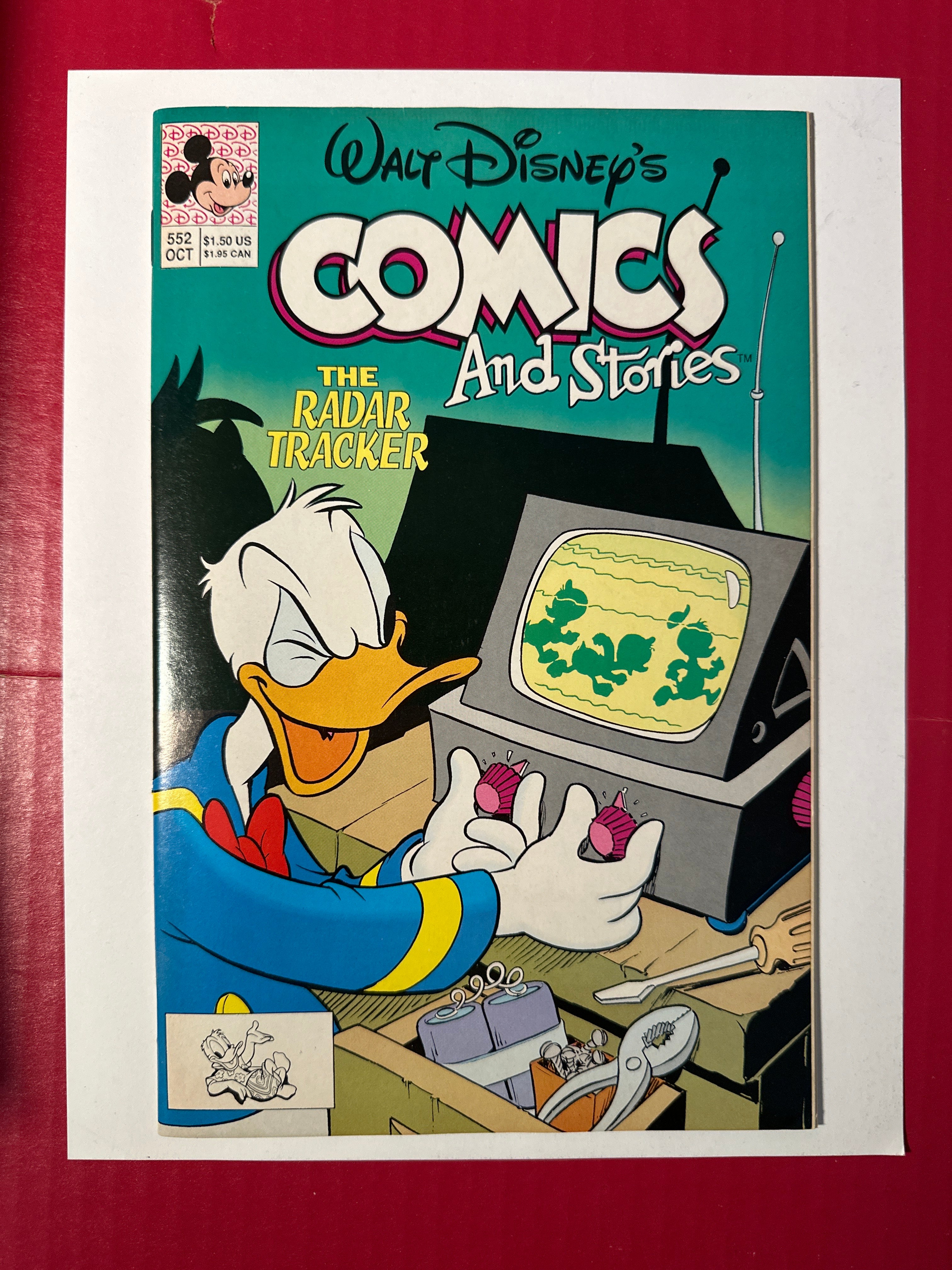 Walt Disney's Comics and Stories #552 (Western Publishing Co. 1990) by Ugly Monkey Comics